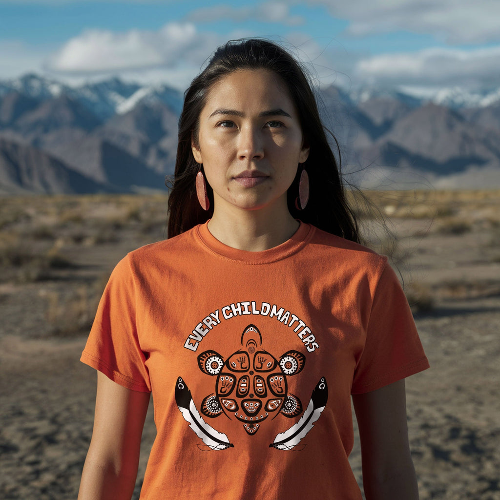 Every Child Matters Native Turtle Tracks Native American Unisex T-shirt/Hoodie/Sweatshirt