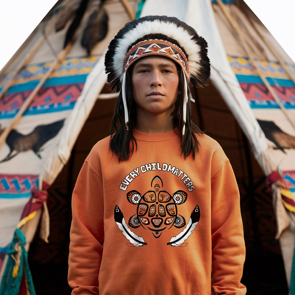 Every Child Matters Native Turtle Tracks Native American Unisex T-shirt/Hoodie/Sweatshirt