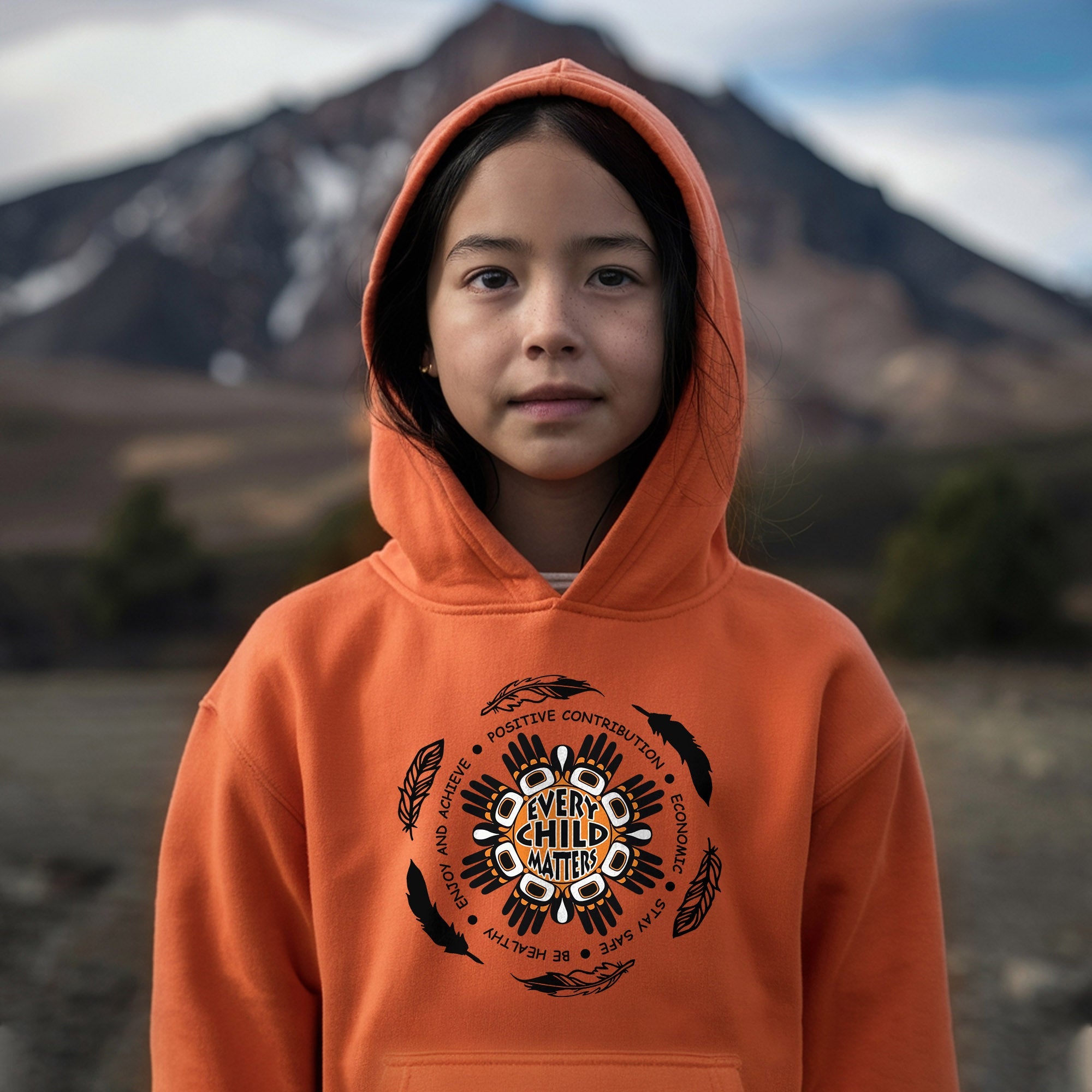 Every Child Matters Native Hand-To-Hand Native American Unisex T-shirt/Hoodie/Sweatshirt
