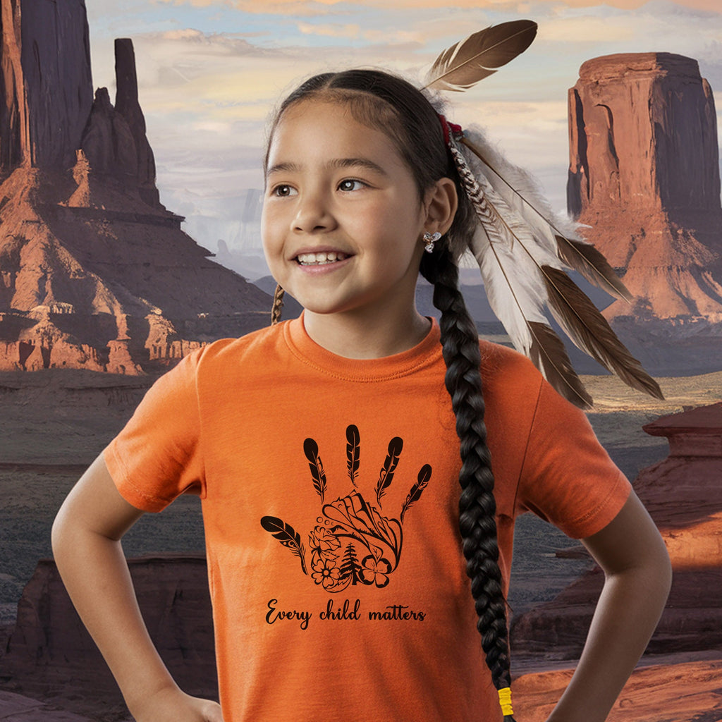 Every Child Matters Native Handprint Luxe Native American Unisex T-shirt/Hoodie/Sweatshirt