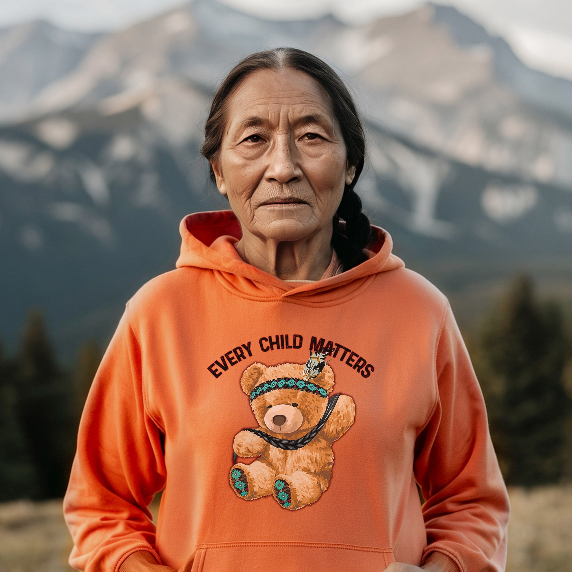 Every Child Matters Baby Bear Native American Unisex T-shirt/Hoodie/Sweatshirt