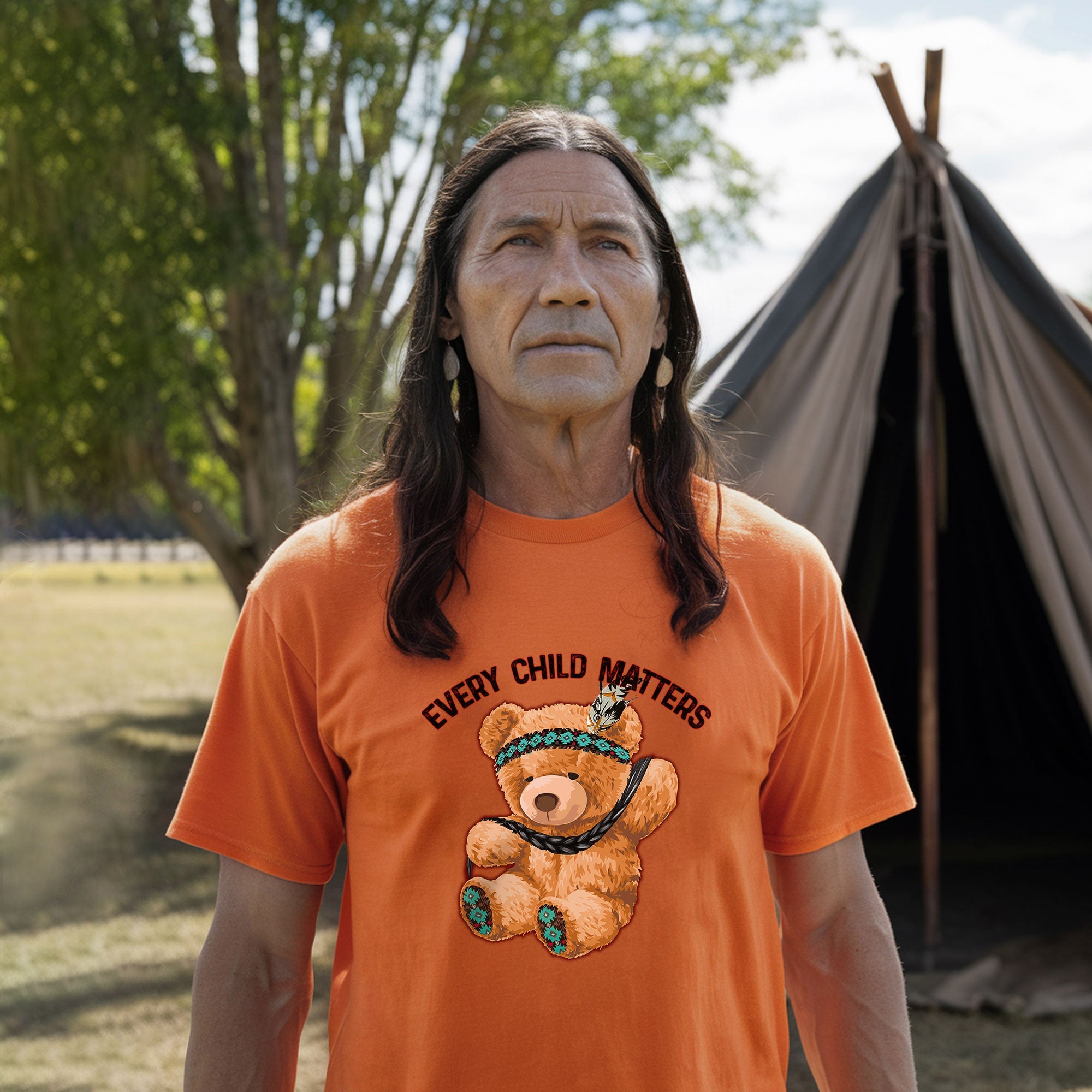 Every Child Matters Baby Bear Native American Unisex T-shirt/Hoodie/Sweatshirt