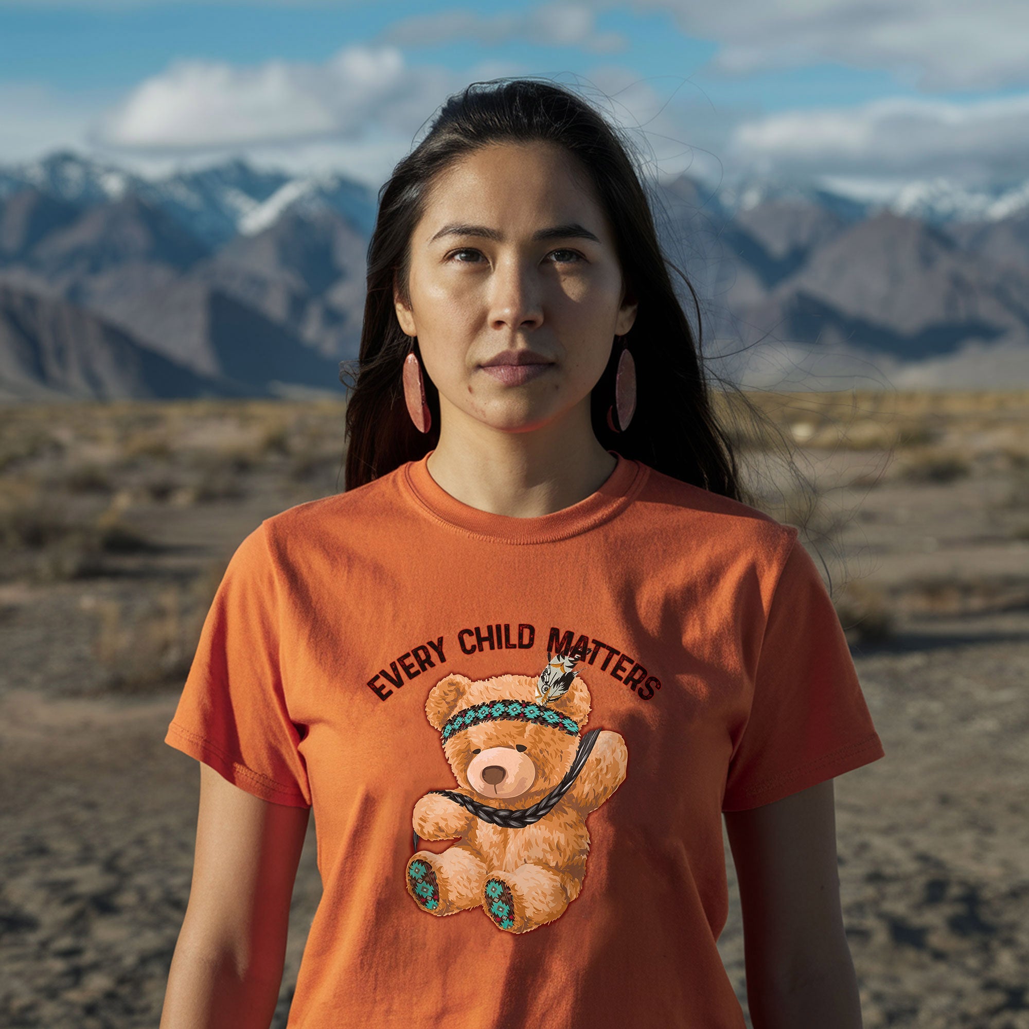 Every Child Matters Baby Bear Native American Unisex T-shirt/Hoodie/Sweatshirt