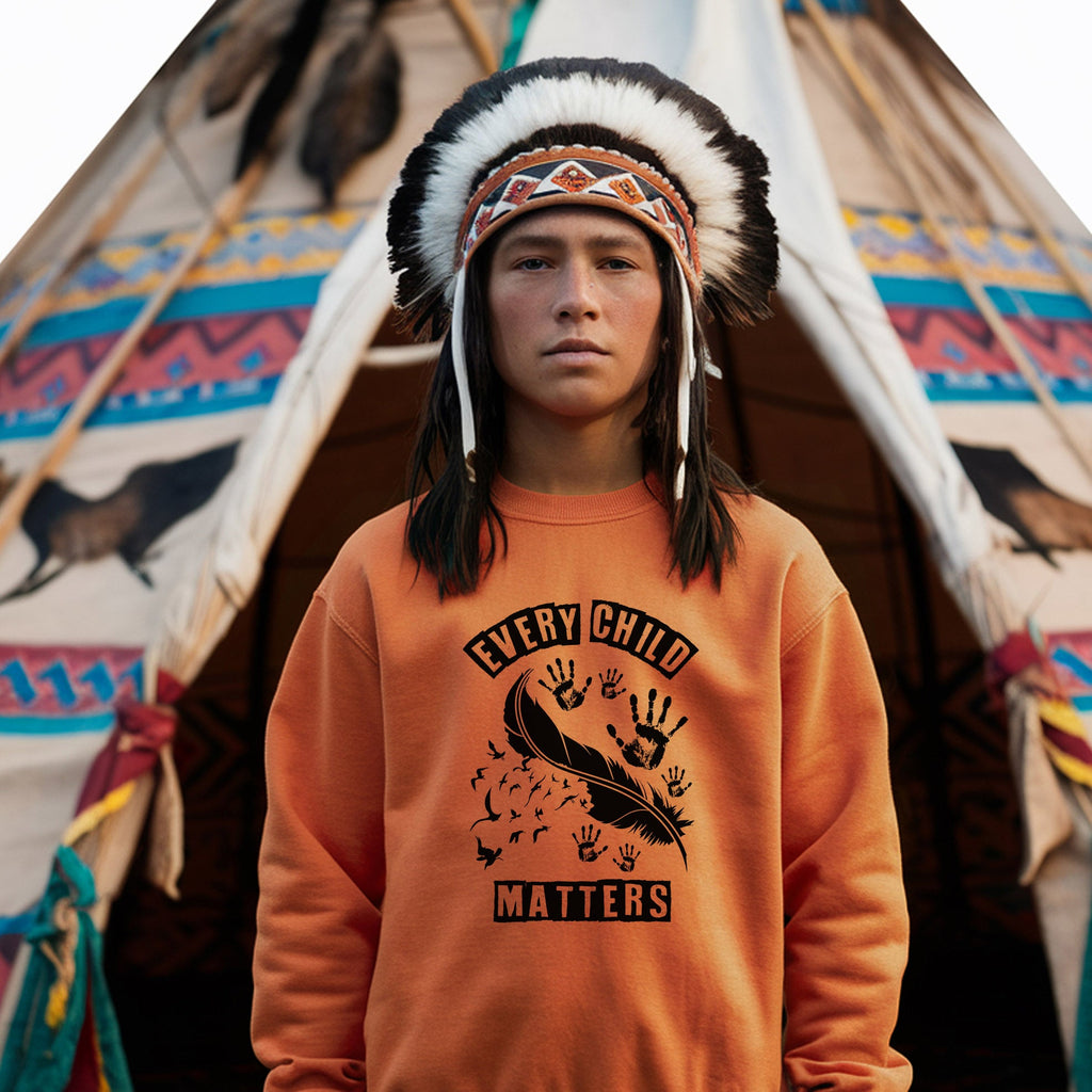Every Child Matters Native Leather And Imprint Native American Unisex T-shirt/Hoodie/Sweatshirt