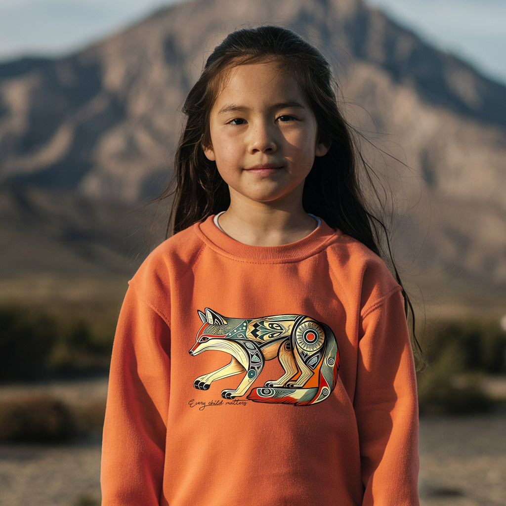 Every Child Matters Native Fox Totem Native American Unisex T-shirt/Hoodie/Sweatshirt