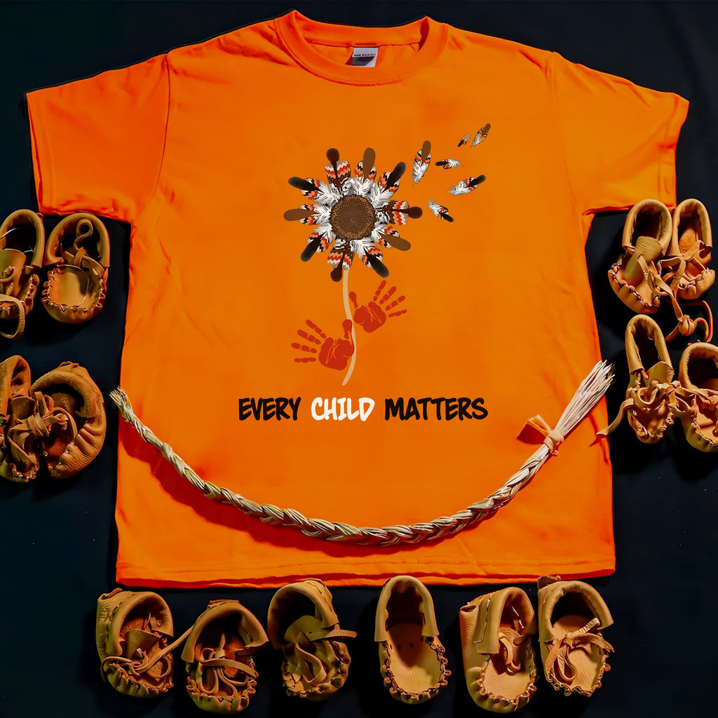 Every Child Matter Native Feathered Spirit Native American Unisex T-shirt/Hoodie/Sweatshirt