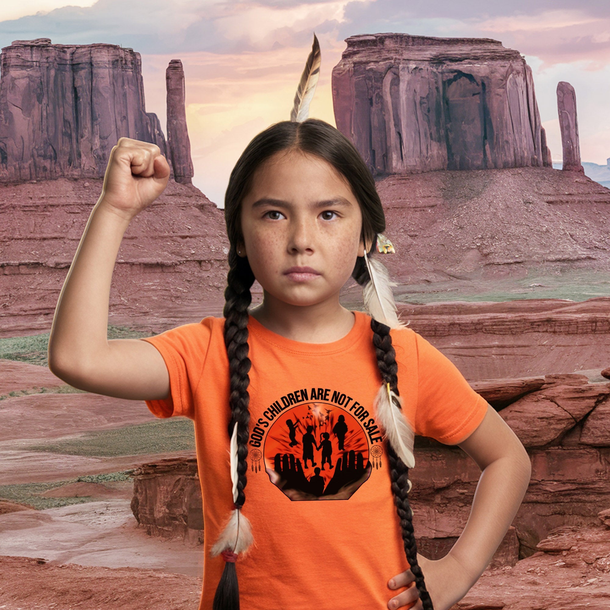 Every Child Matters Youth in Good Hands Native American Unisex T-shirt/Hoodie/Sweatshirt
