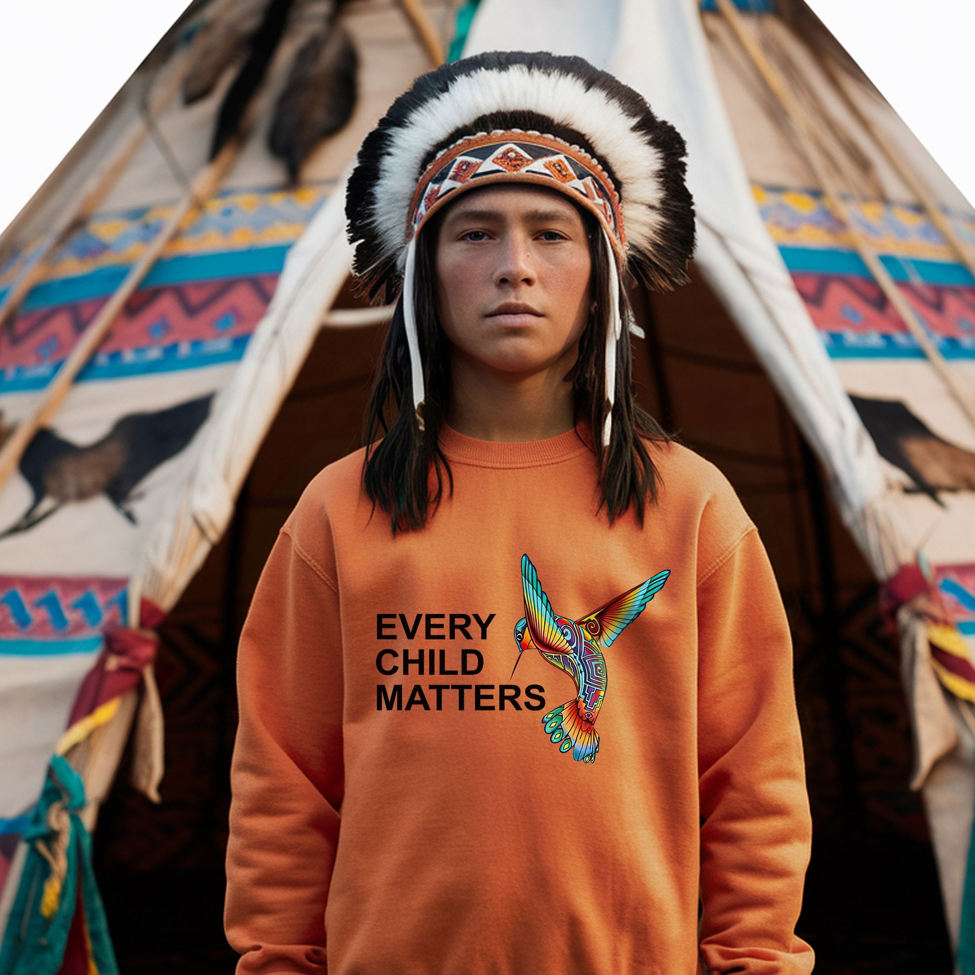 Every Child Matters Hummingbird Serenity Native American Unisex T-shirt/Hoodie/Sweatshirt