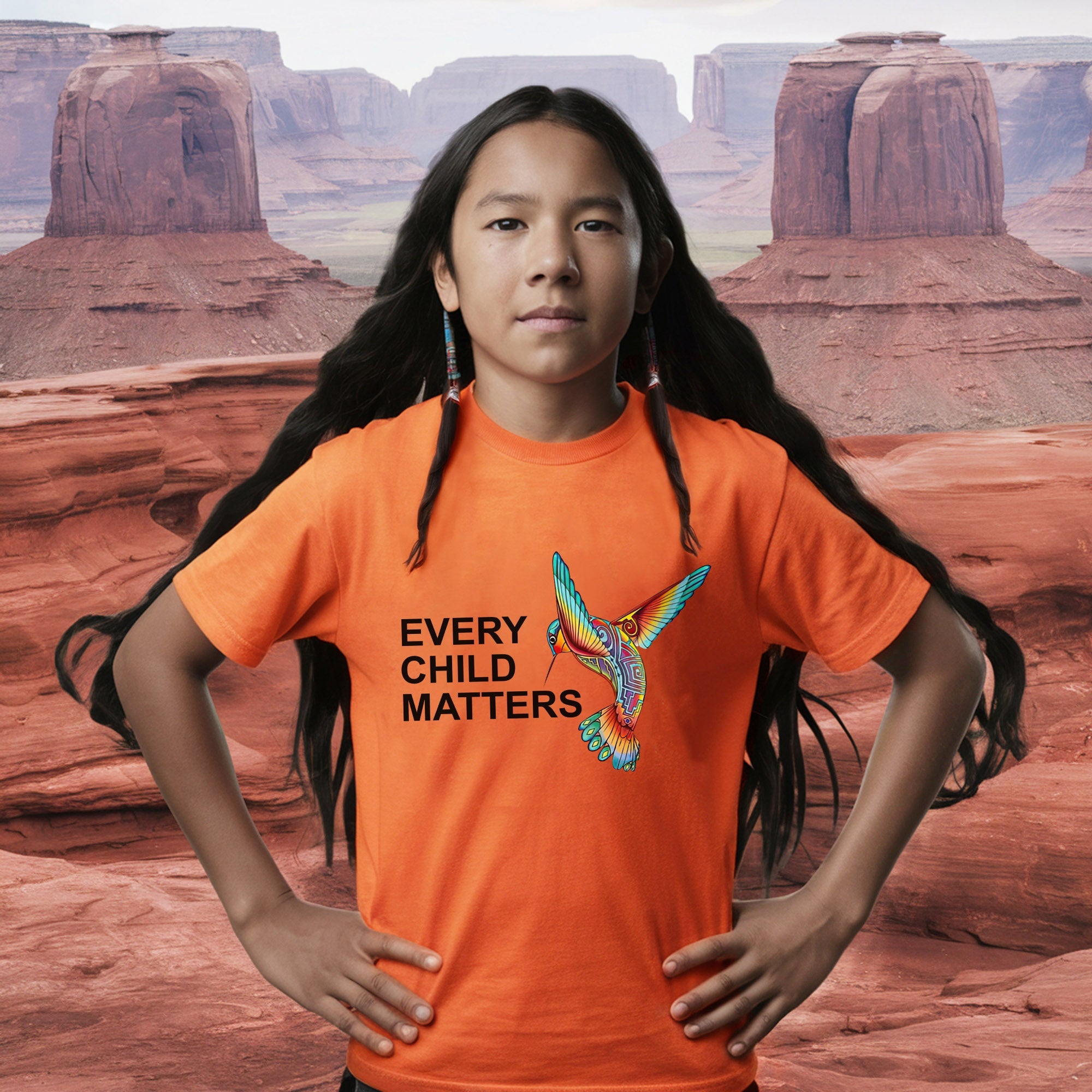 Every Child Matters Hummingbird Serenity Native American Unisex T-shirt/Hoodie/Sweatshirt
