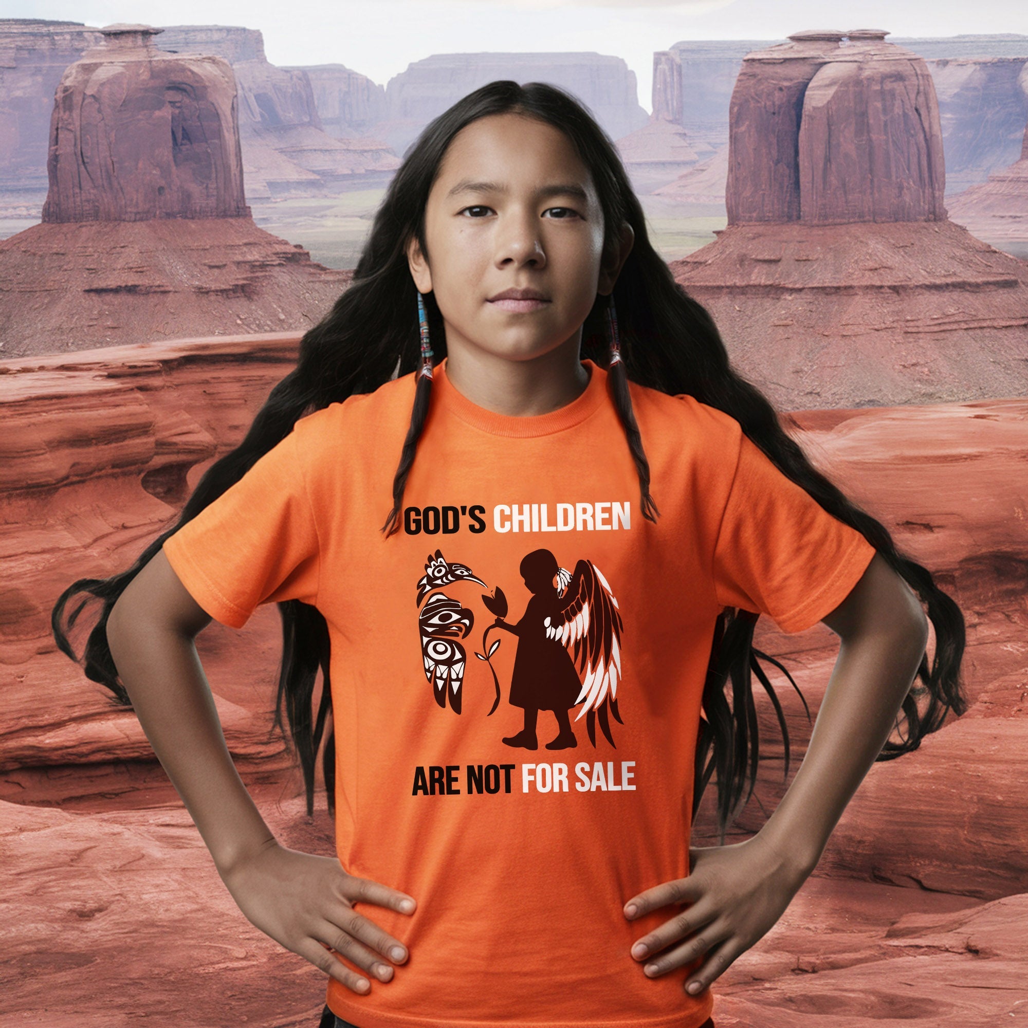 Every Child Matters Native Angel Baby Native American Unisex T-shirt/Hoodie/Sweatshirt