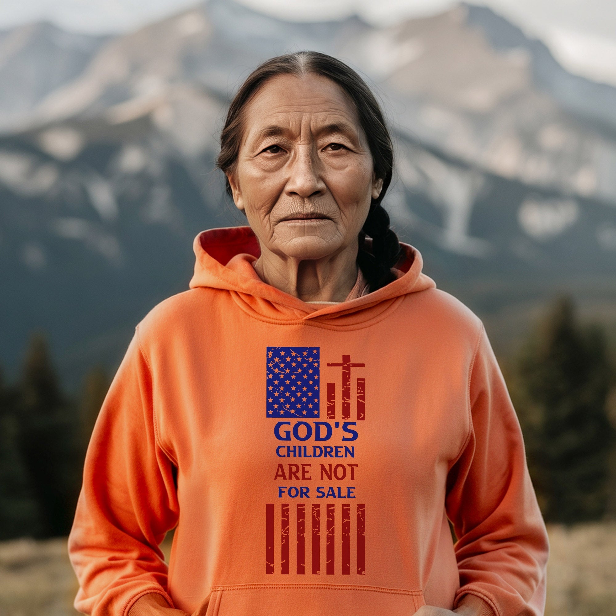 Every Child Matters God's Children Are Not For Sale Native American Unisex T-shirt/Hoodie/Sweatshirt