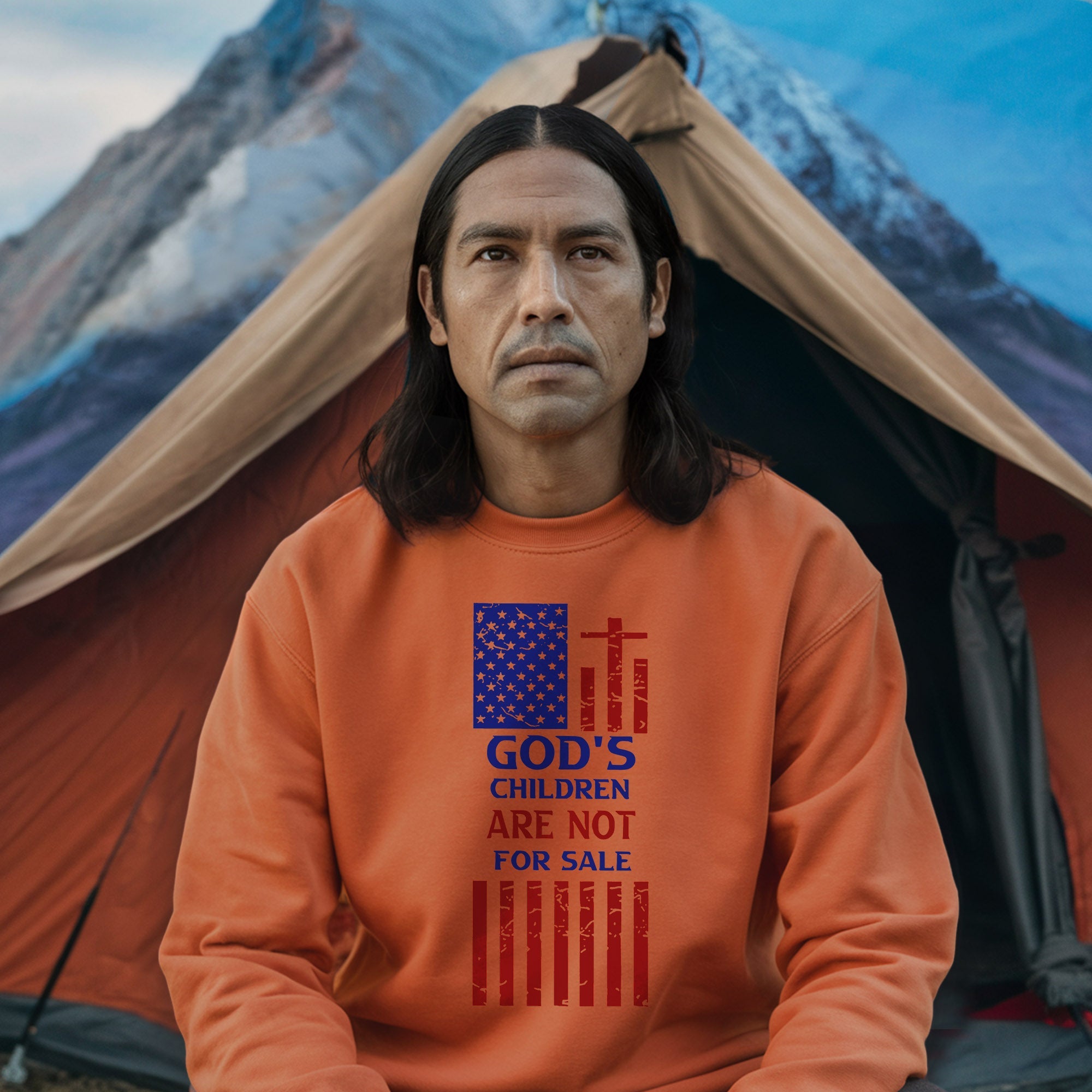 Every Child Matters God's Children Are Not For Sale Native American Unisex T-shirt/Hoodie/Sweatshirt