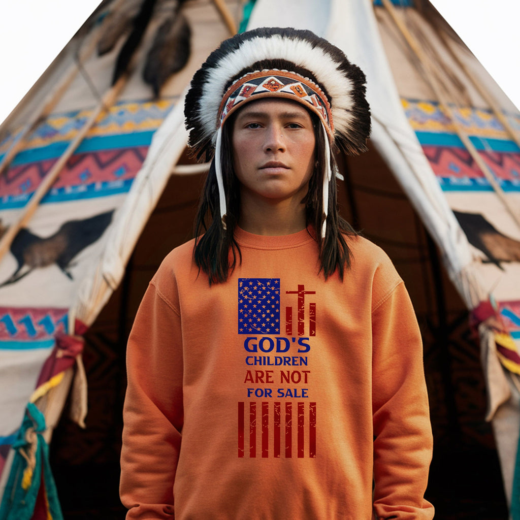 Every Child Matters God's Children Are Not For Sale Native American Unisex T-shirt/Hoodie/Sweatshirt