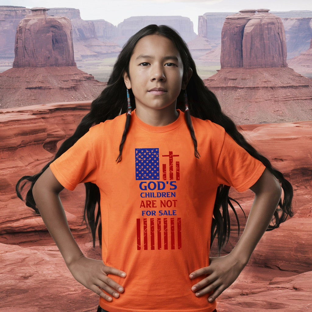 Every Child Matters God's Children Are Not For Sale Native American Unisex T-shirt/Hoodie/Sweatshirt