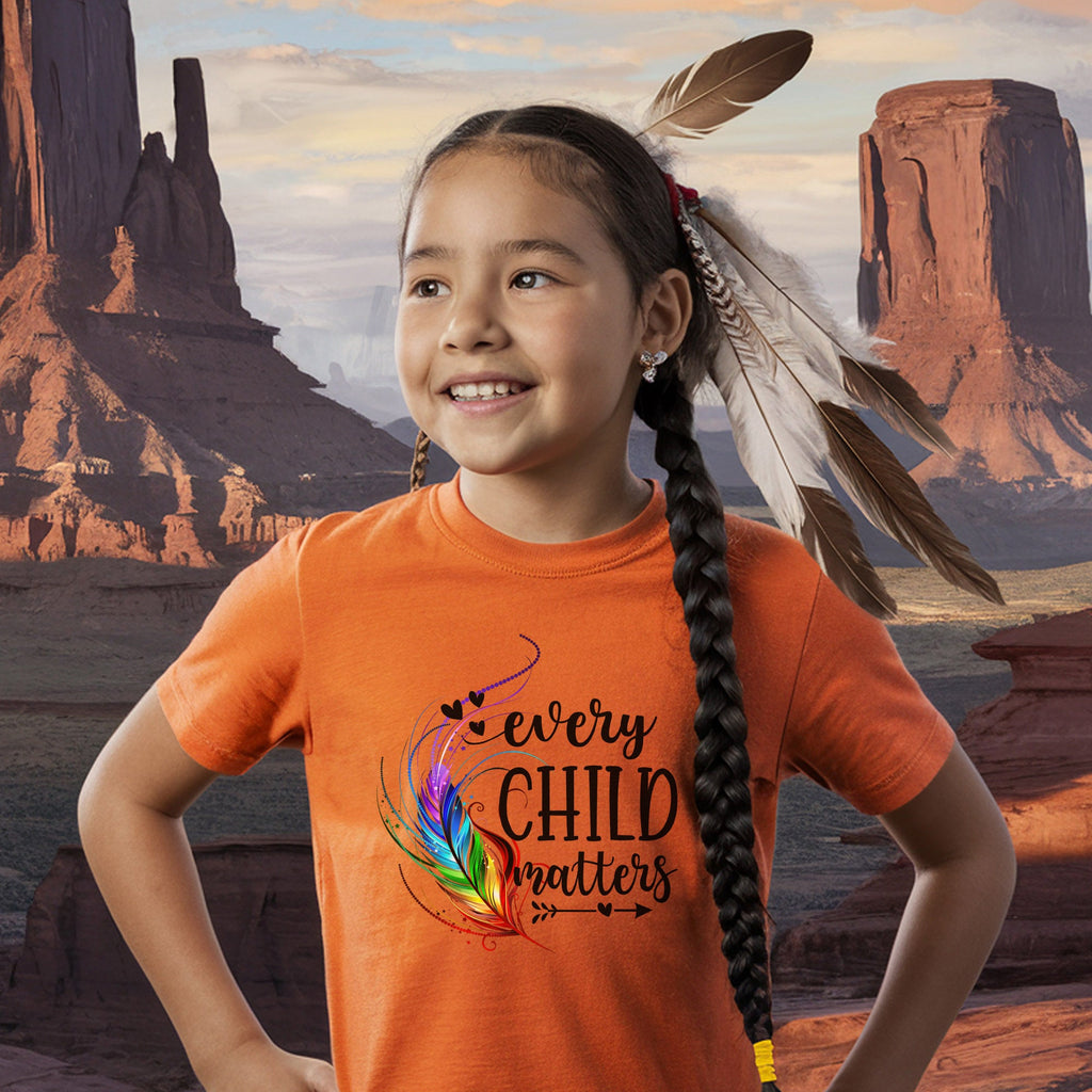 Every Child Matters Native Feathers Native American Unisex T-shirt/Hoodie/Sweatshirt