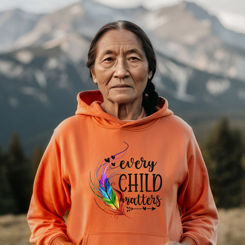 Every Child Matters Native Feathers Native American Unisex T-shirt/Hoodie/Sweatshirt