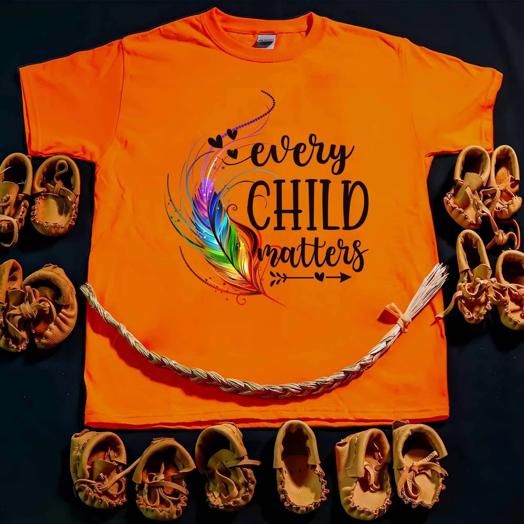 Every Child Matters Native Feathers Native American Unisex T-shirt/Hoodie/Sweatshirt