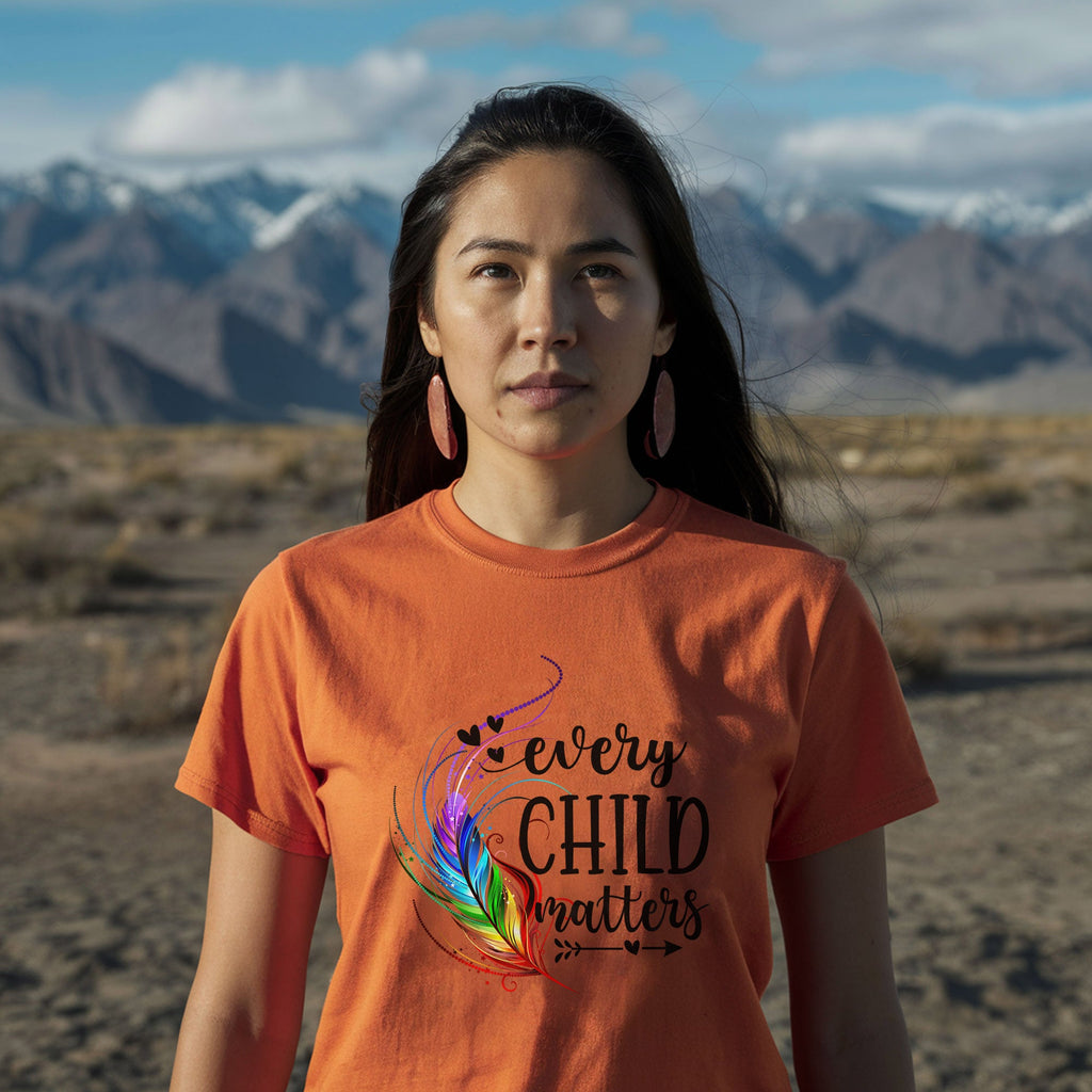 Every Child Matters Native Feathers Native American Unisex T-shirt/Hoodie/Sweatshirt