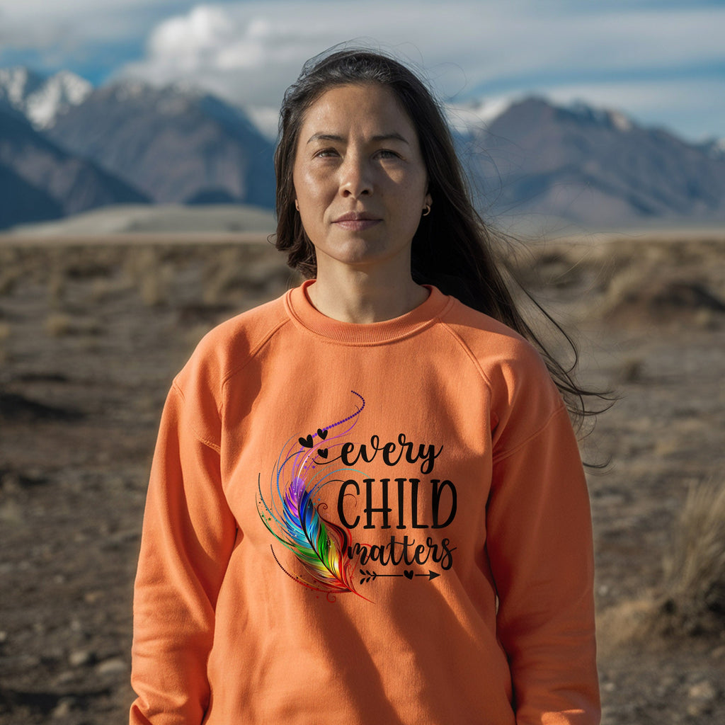 Every Child Matters Native Feathers Native American Unisex T-shirt/Hoodie/Sweatshirt