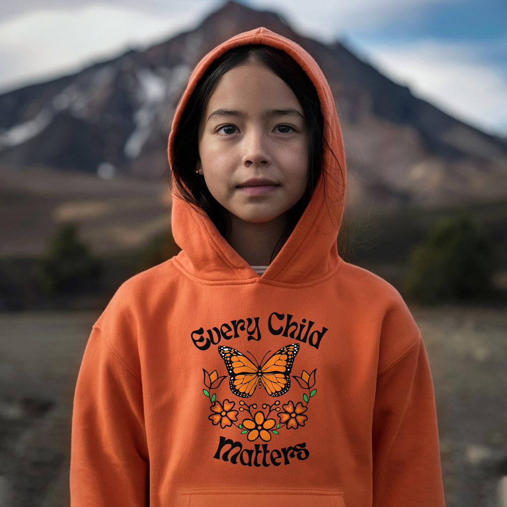 Every Child Matters Native Orange Butterfly Native American Unisex T-shirt/Hoodie/Sweatshirt