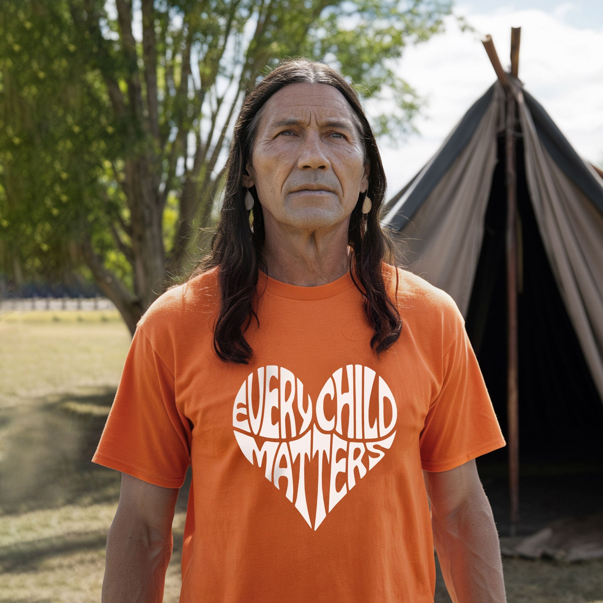Every Child Matters Native Children Cared By Heart Native American Unisex T-shirt/Hoodie/Sweatshirt