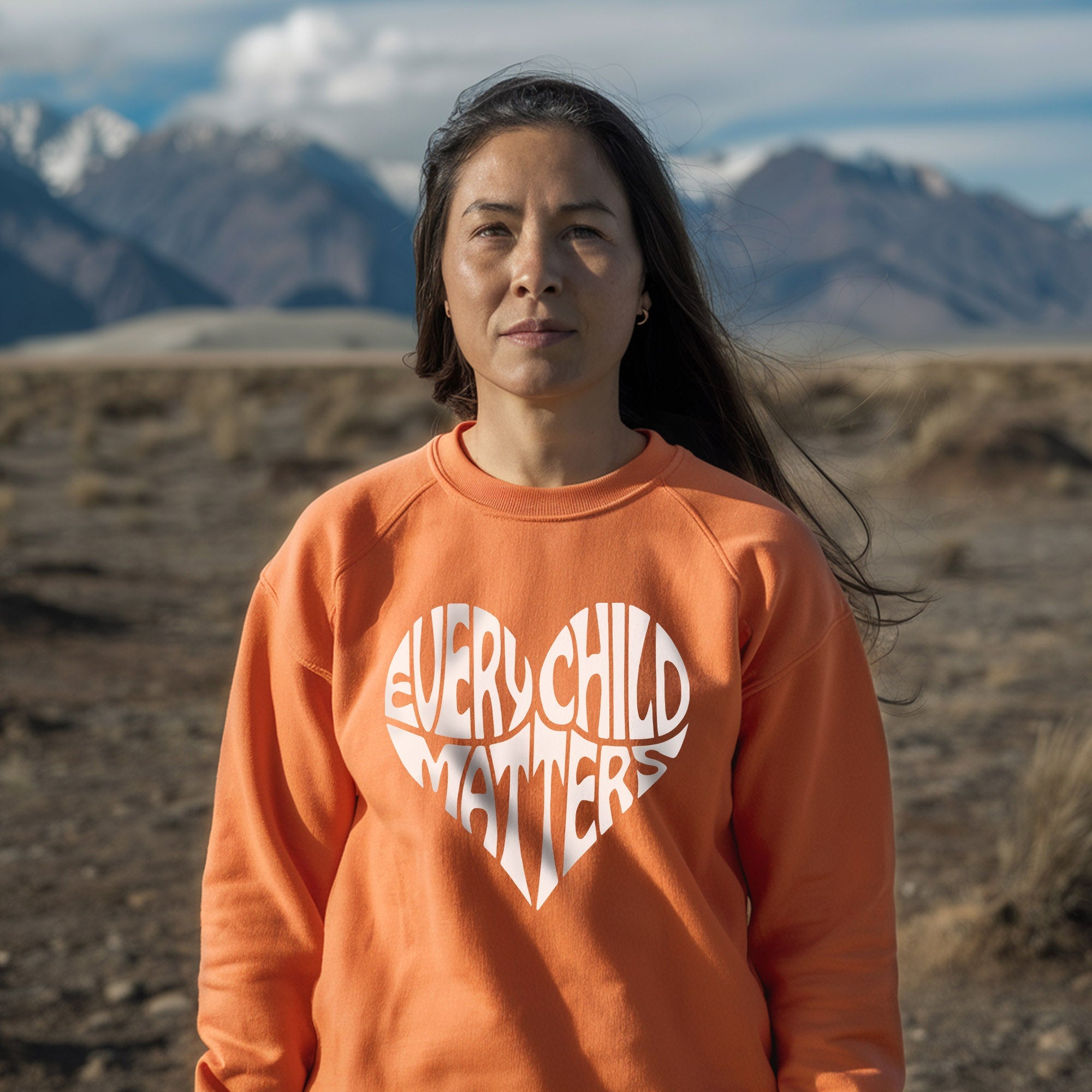 Every Child Matters Native Children Cared By Heart Native American Unisex T-shirt/Hoodie/Sweatshirt