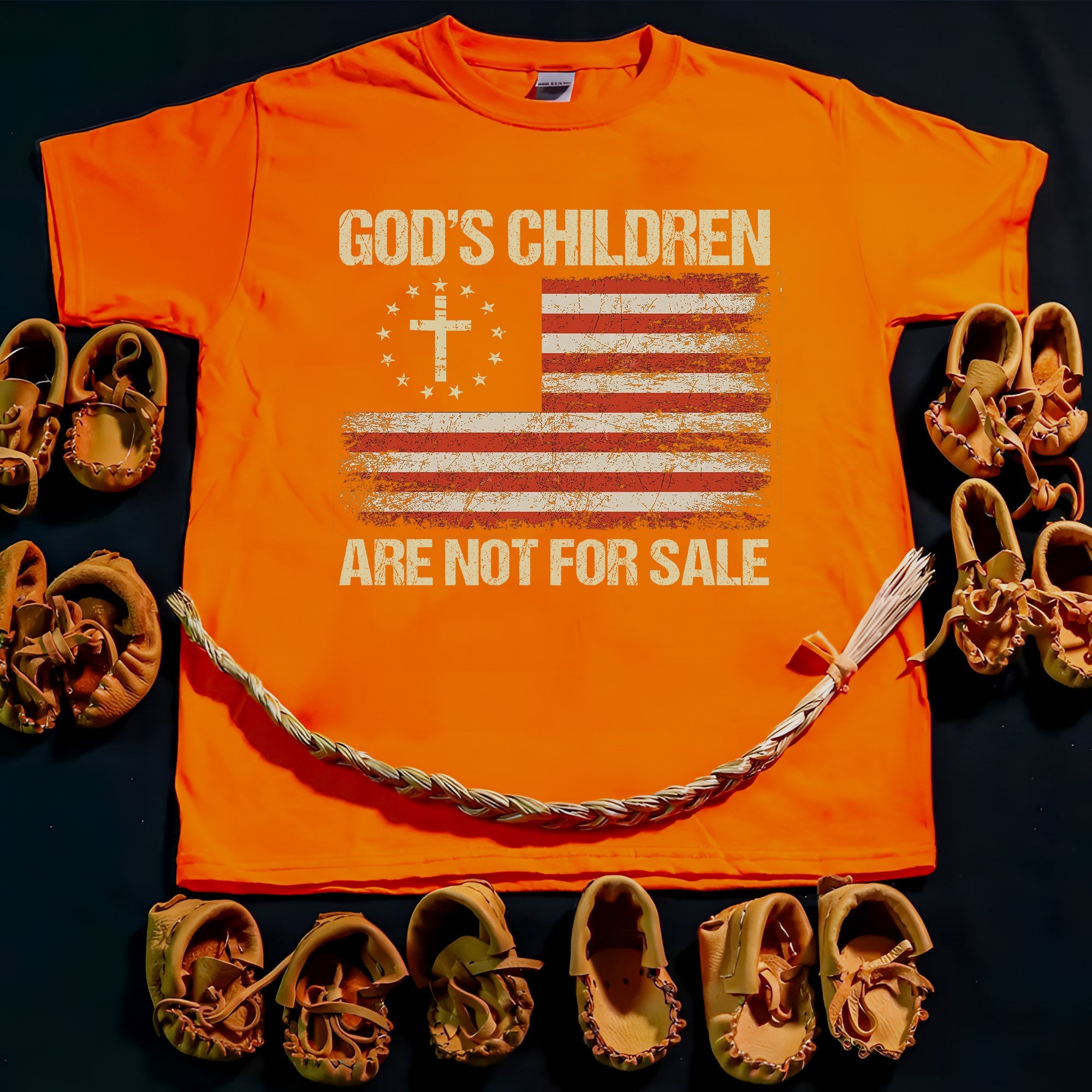 Every Child Matters God's Children Are Not For Sale Native American Unisex T-shirt/Hoodie/Sweatshirt