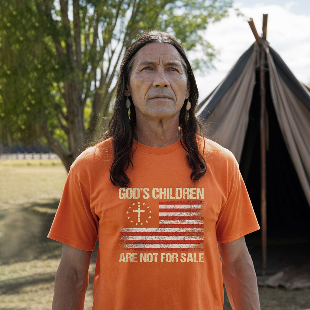 Every Child Matters God's Children Are Not For Sale Native American Unisex T-shirt/Hoodie/Sweatshirt
