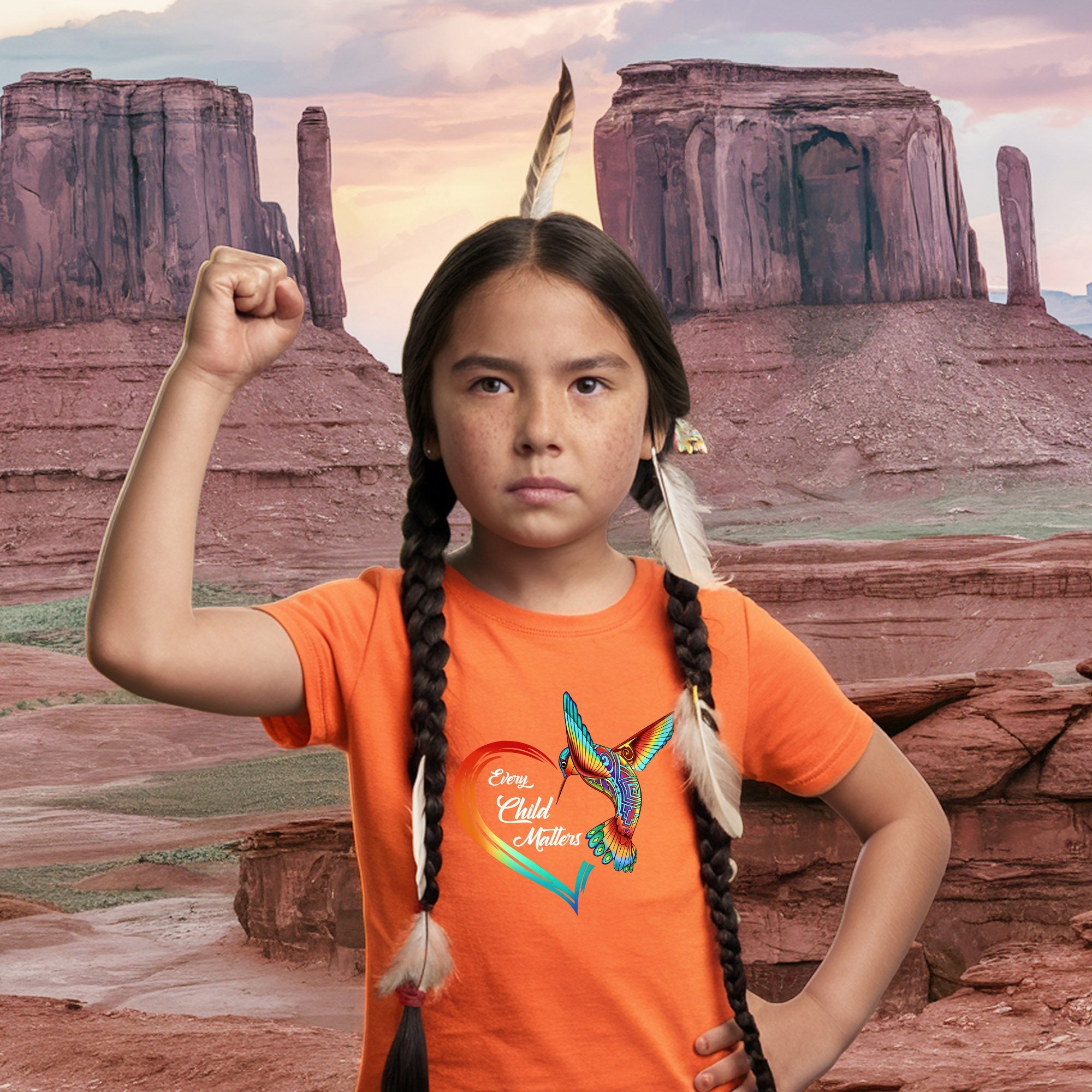 Every Child Matters Hummingbird Native Freedom Native American Unisex T-shirt/Hoodie/Sweatshirt
