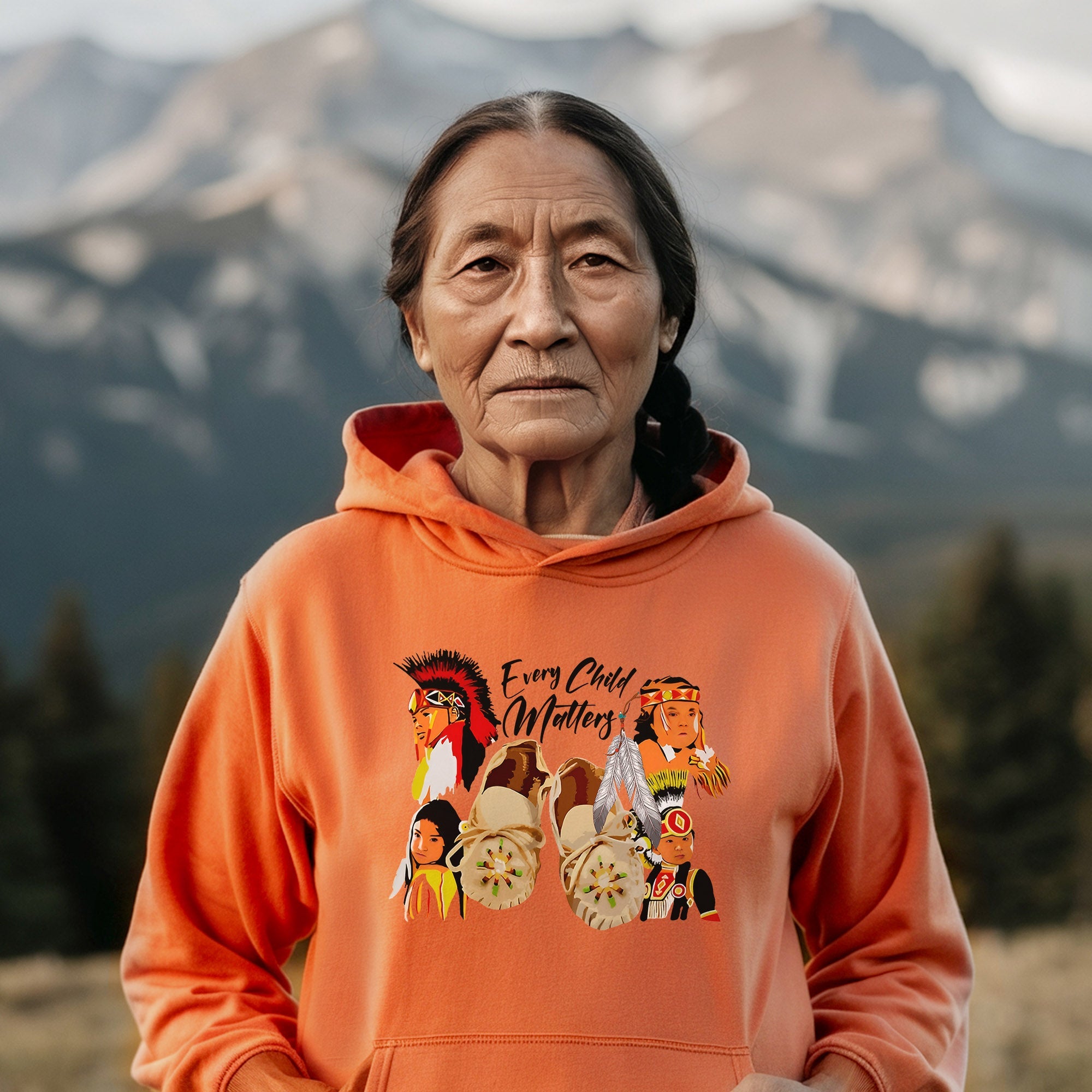 Children and Tribes United Together Orange Shirt Unisex T-shirt/Hoodie/Sweatshirt