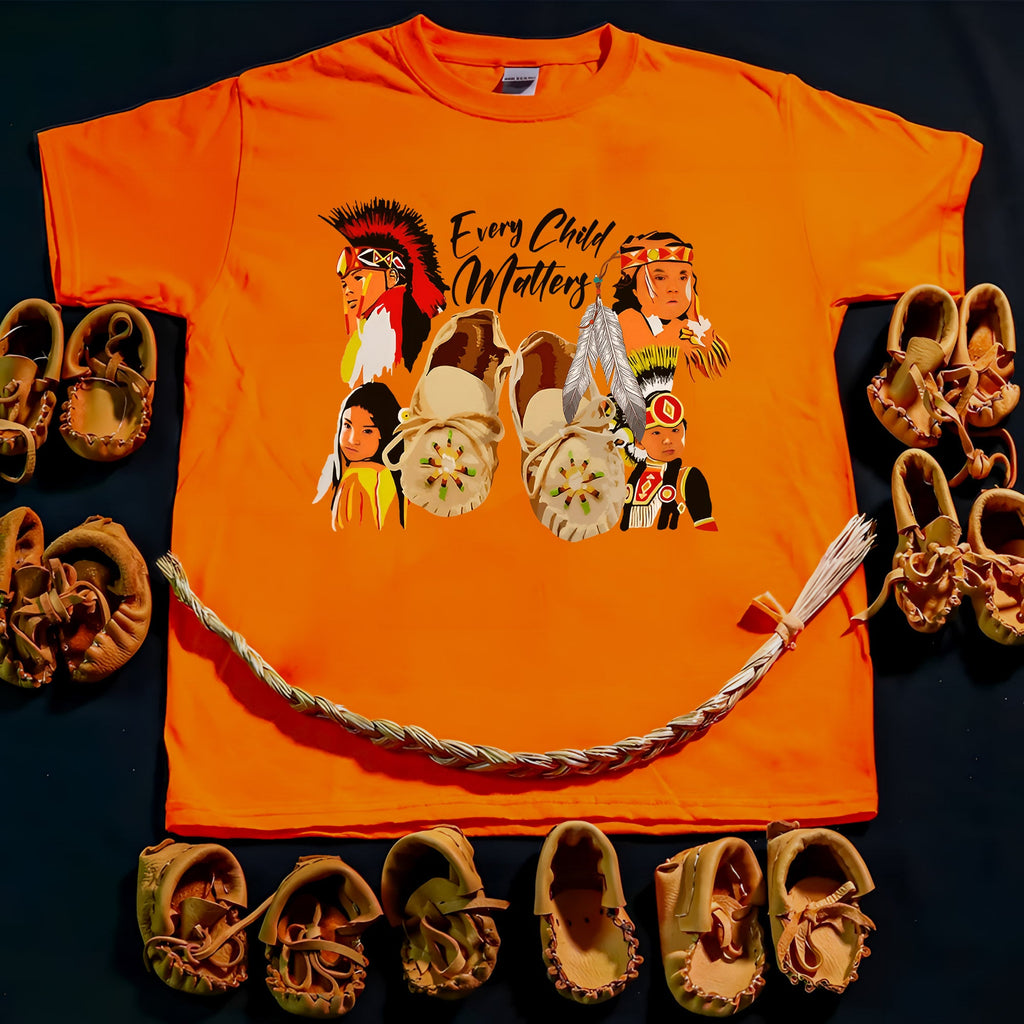 Children and Tribes United Together Orange Shirt Unisex T-shirt/Hoodie/Sweatshirt