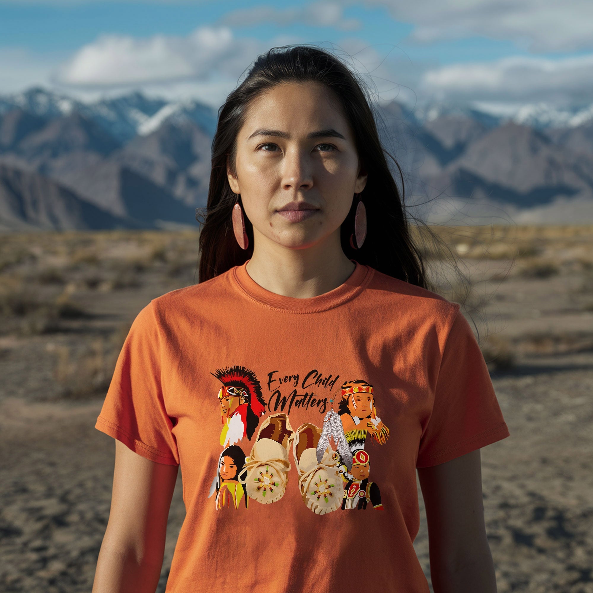 Children and Tribes United Together Orange Shirt Unisex T-shirt/Hoodie/Sweatshirt