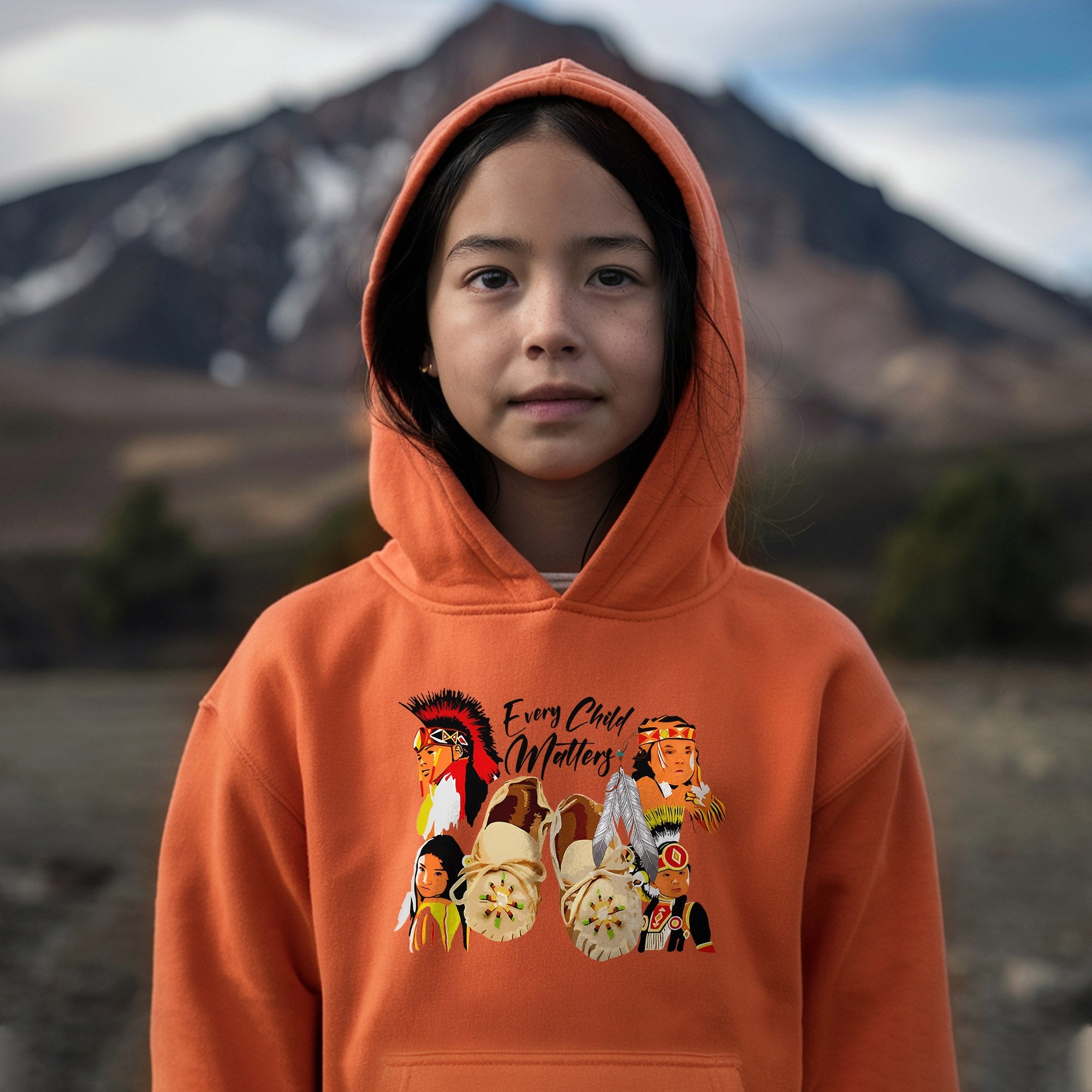 Children and Tribes United Together Orange Shirt Unisex T-shirt/Hoodie/Sweatshirt