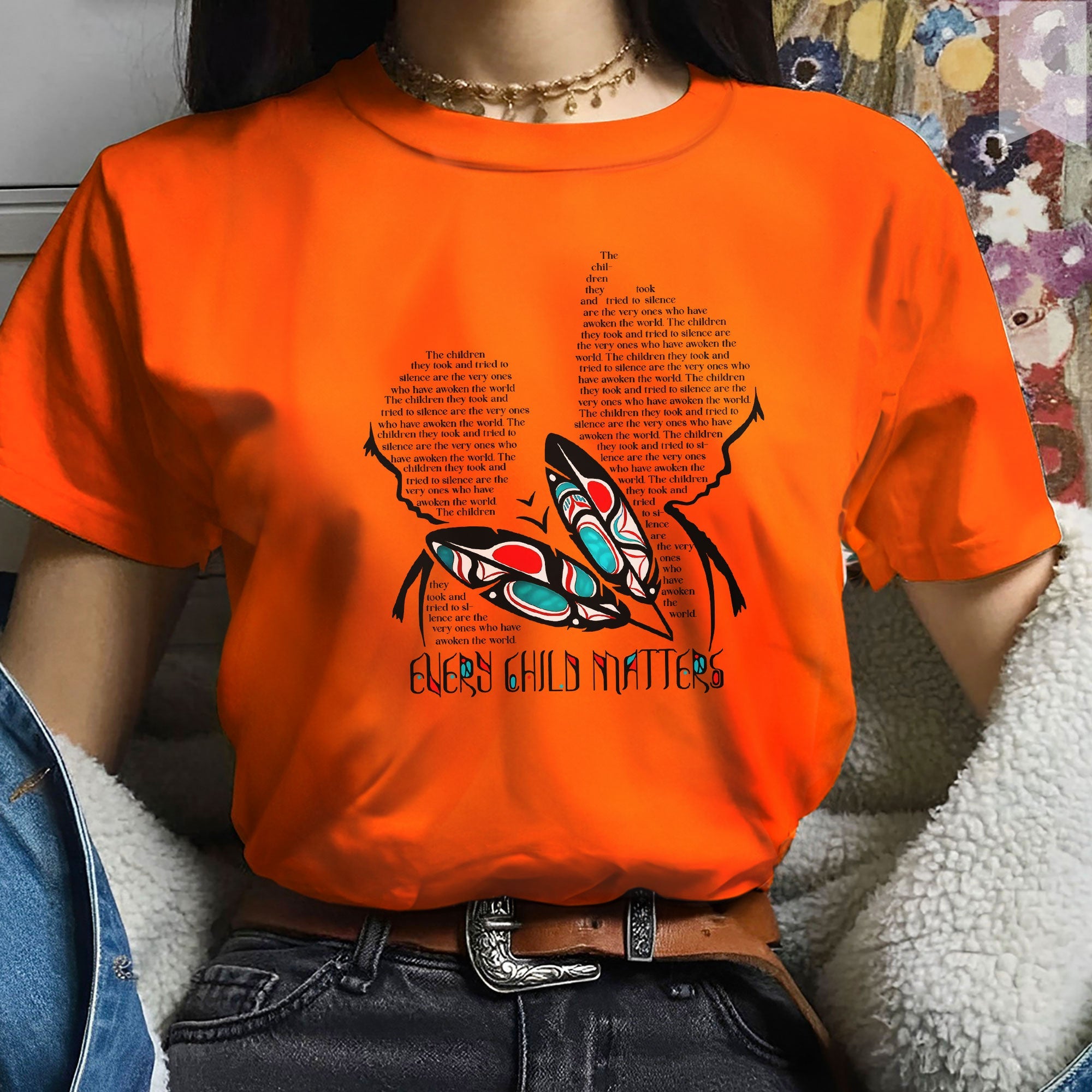 Every Child Matters Orange Shirt Day Unisex T-shirt/Hoodie/Sweatshirt