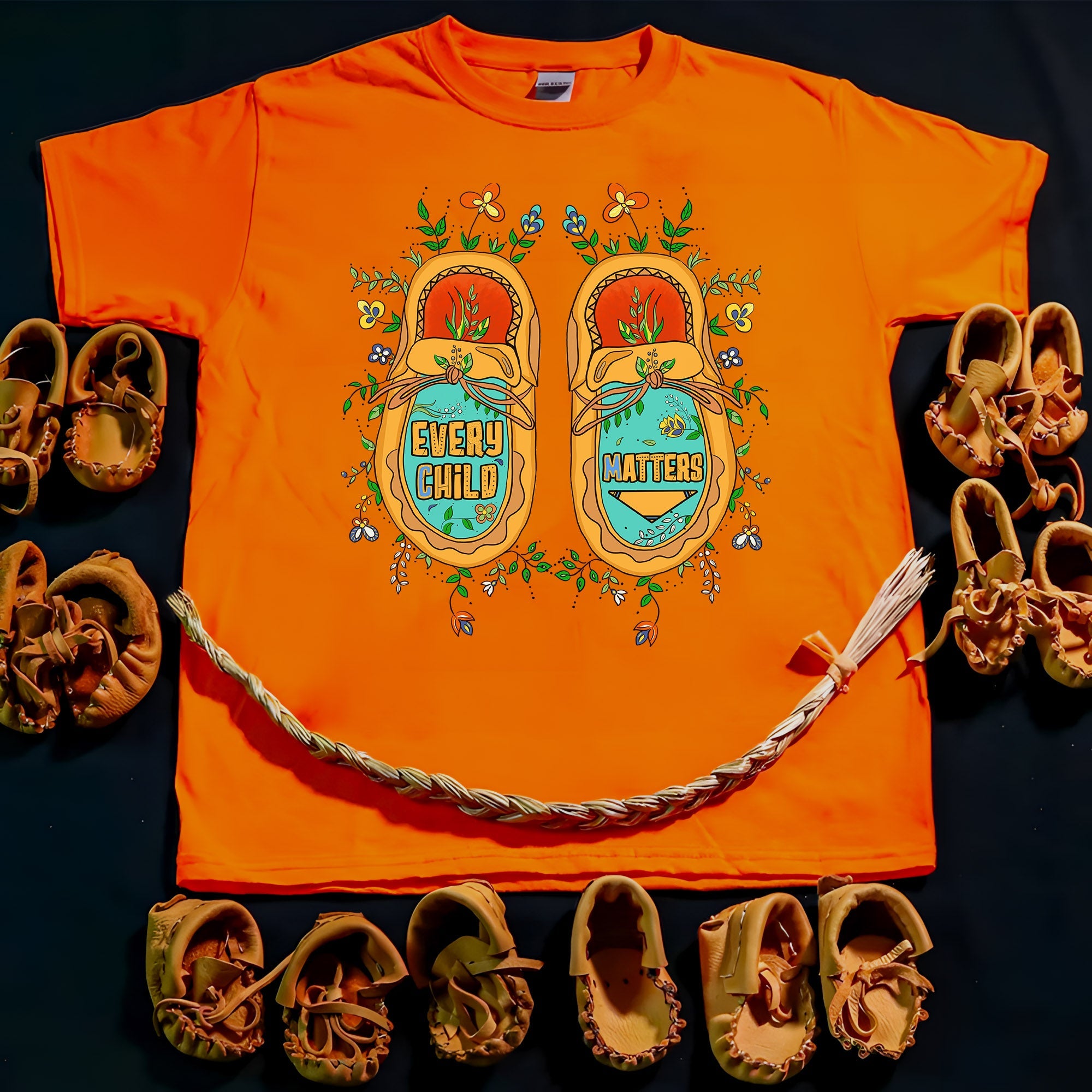 Every Child Matters Shoes Indigenous Orange Shirt Day Unisex T-shirt/Hoodie/Sweatshirt