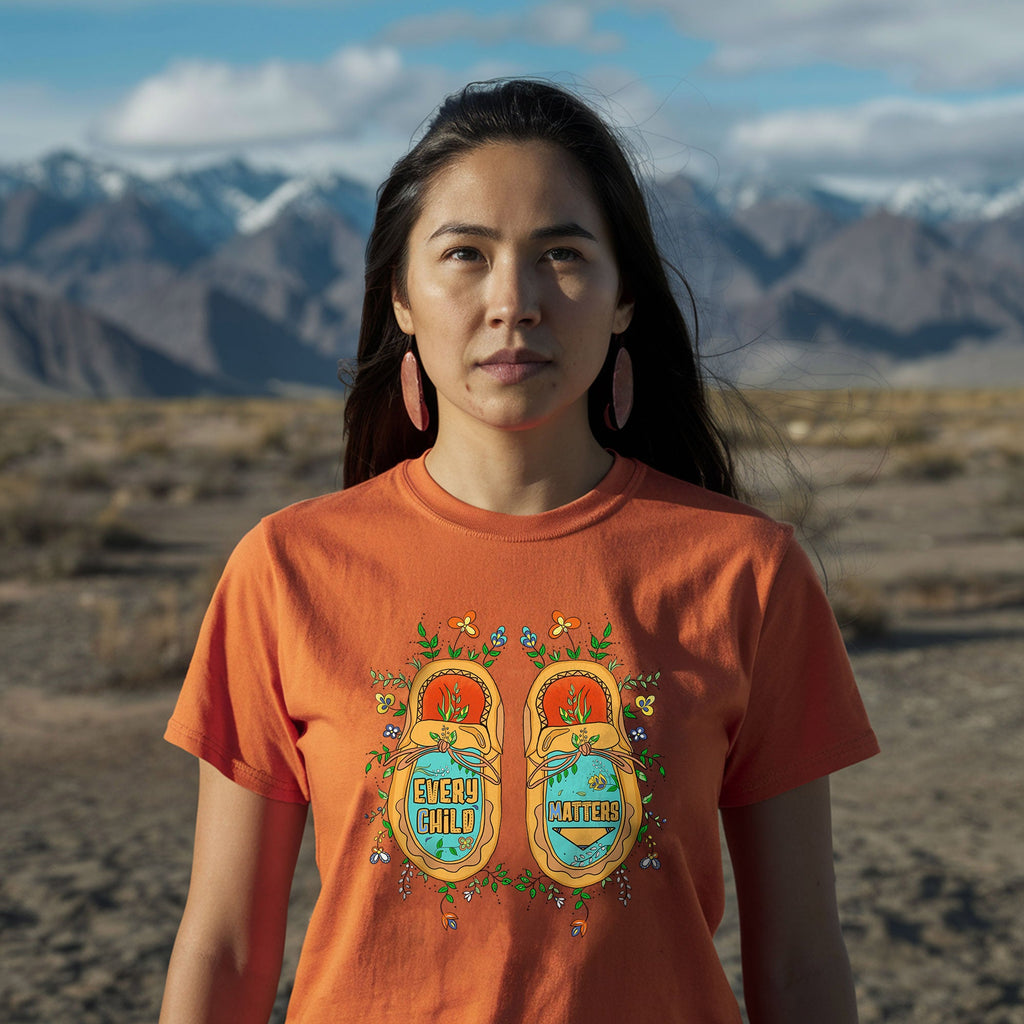 Every Child Matters Shoes Indigenous Orange Shirt Day Unisex T-shirt/Hoodie/Sweatshirt
