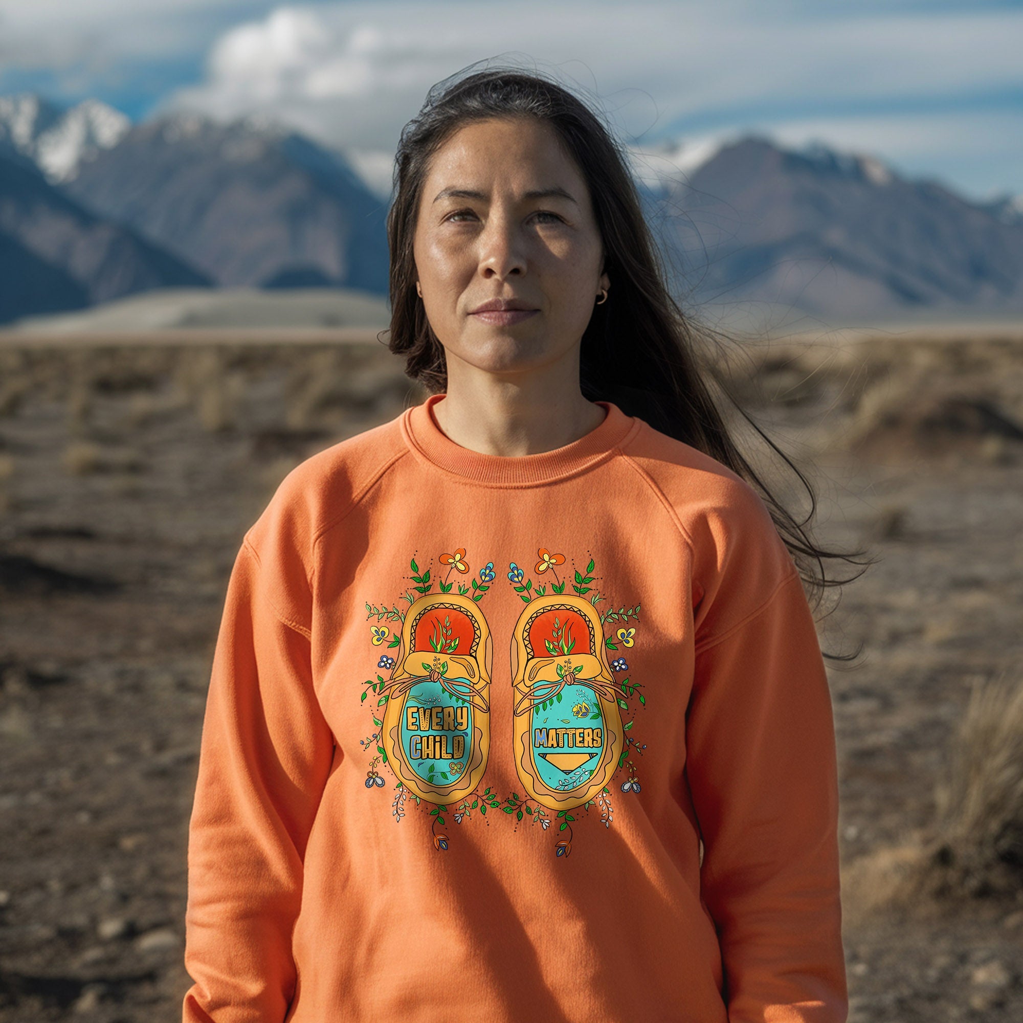 Every Child Matters Shoes Indigenous Orange Shirt Day Unisex T-shirt/Hoodie/Sweatshirt