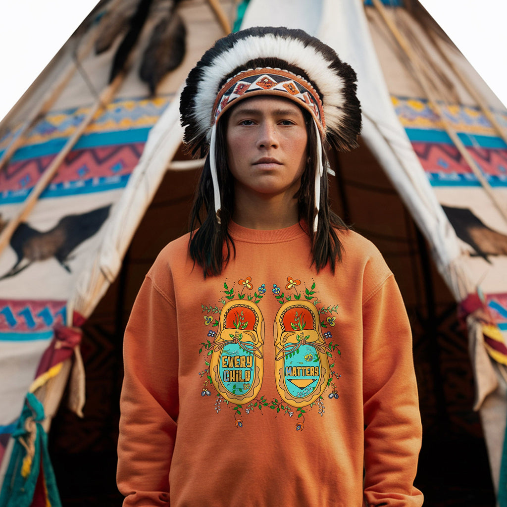 Every Child Matters Shoes Indigenous Orange Shirt Day Unisex T-shirt/Hoodie/Sweatshirt