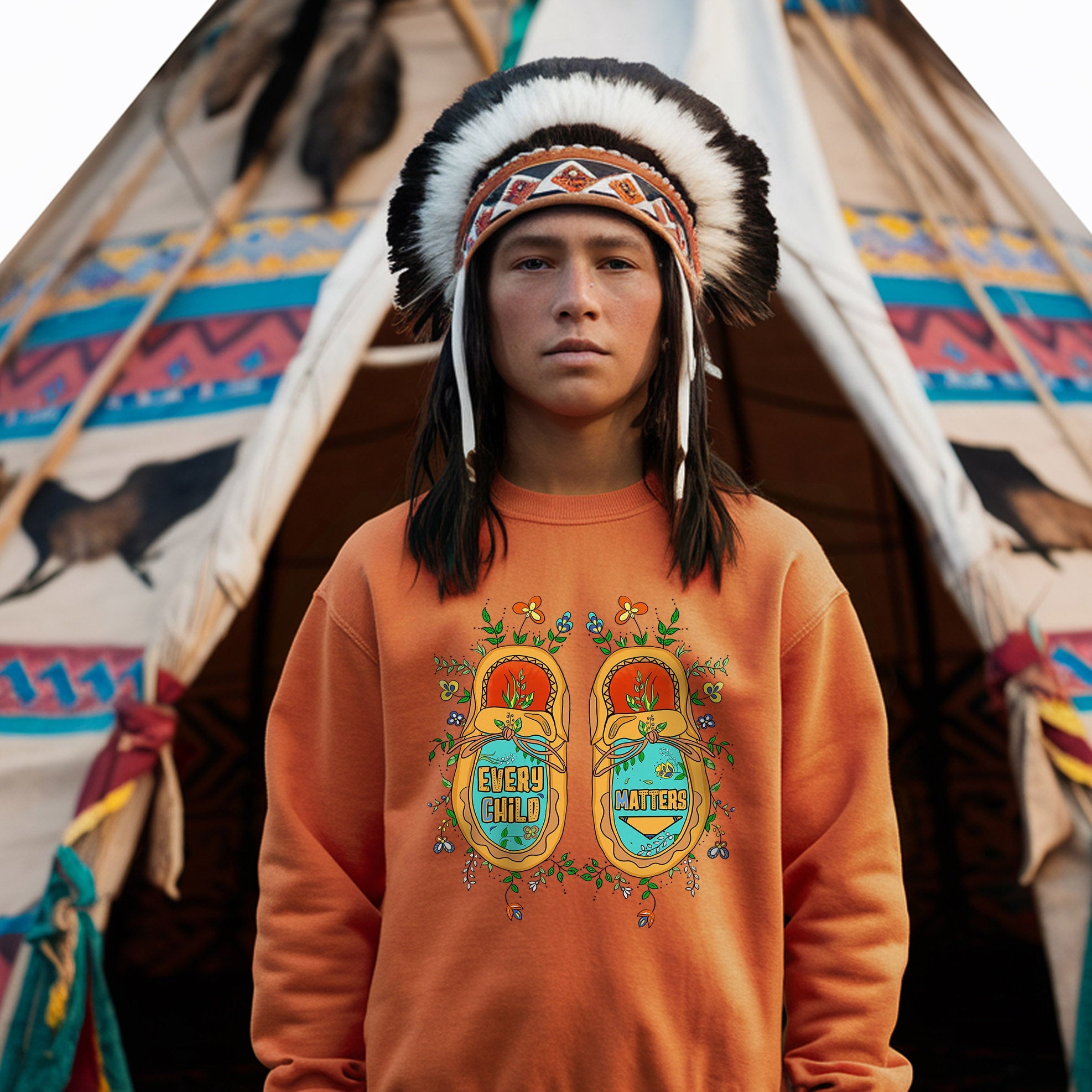 Every Child Matters Shoes Indigenous Orange Shirt Day Unisex T-shirt/Hoodie/Sweatshirt