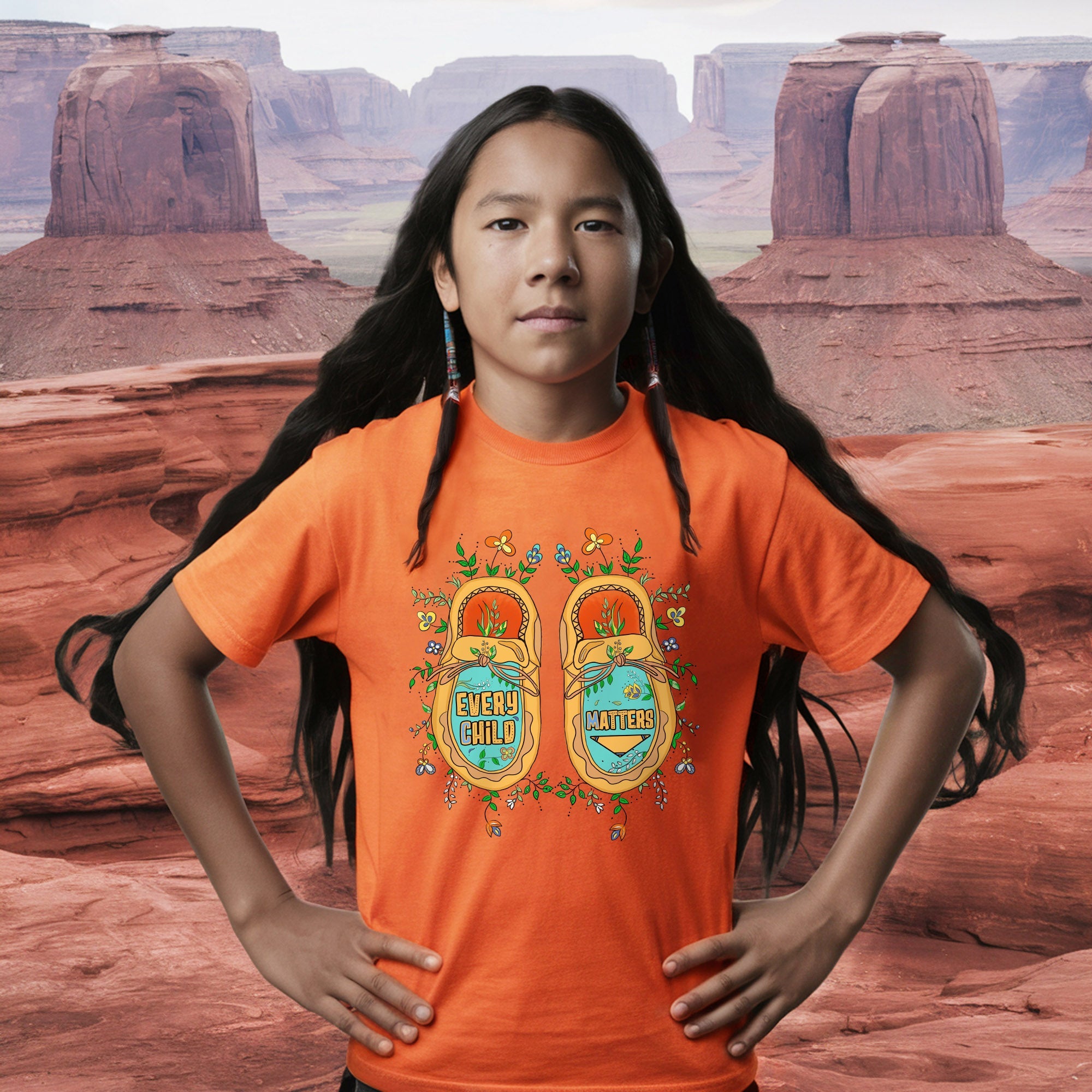 Every Child Matters Shoes Indigenous Orange Shirt Day Unisex T-shirt/Hoodie/Sweatshirt