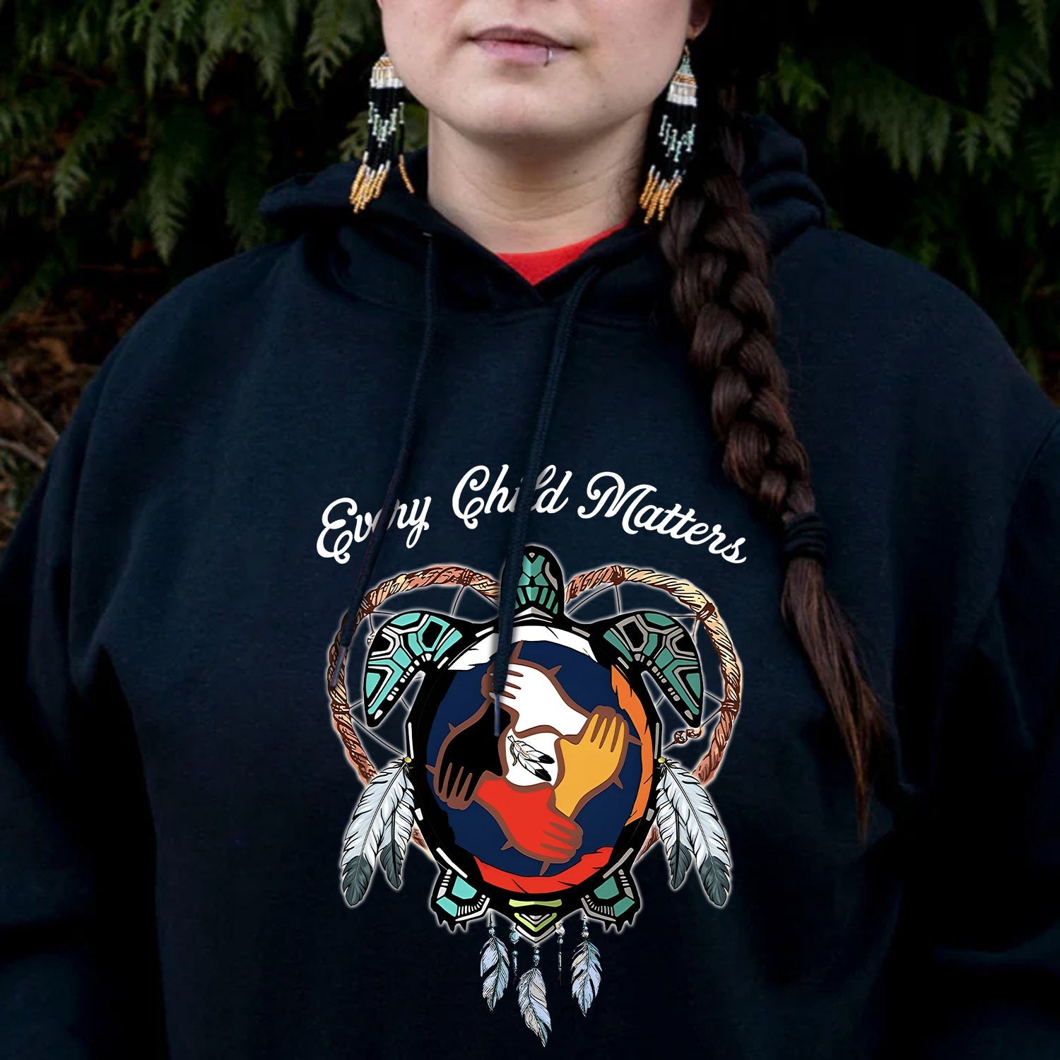 Unity for the Future of Indigenous Children Strength of the Turtle Island Unisex T-shirt/Hoodie/Sweatshirt