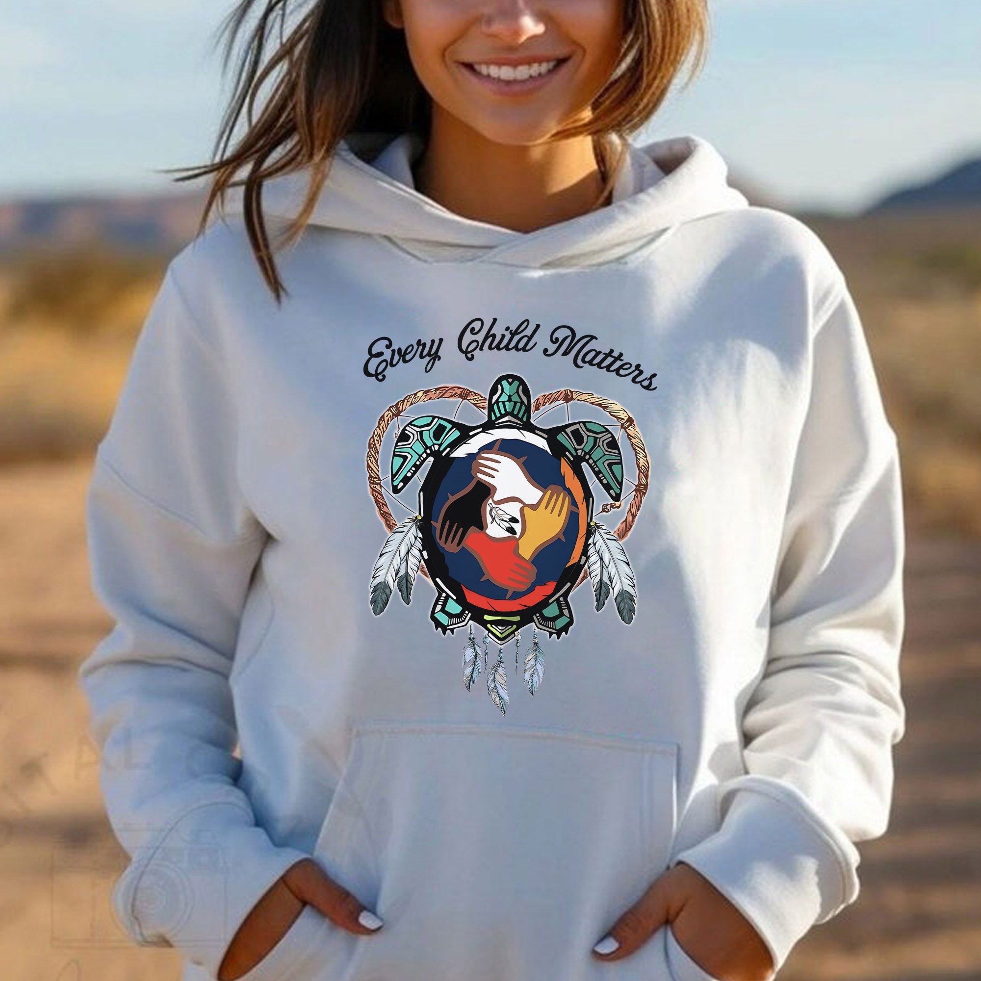 Unity for the Future of Indigenous Children Strength of the Turtle Island Unisex T-shirt/Hoodie/Sweatshirt