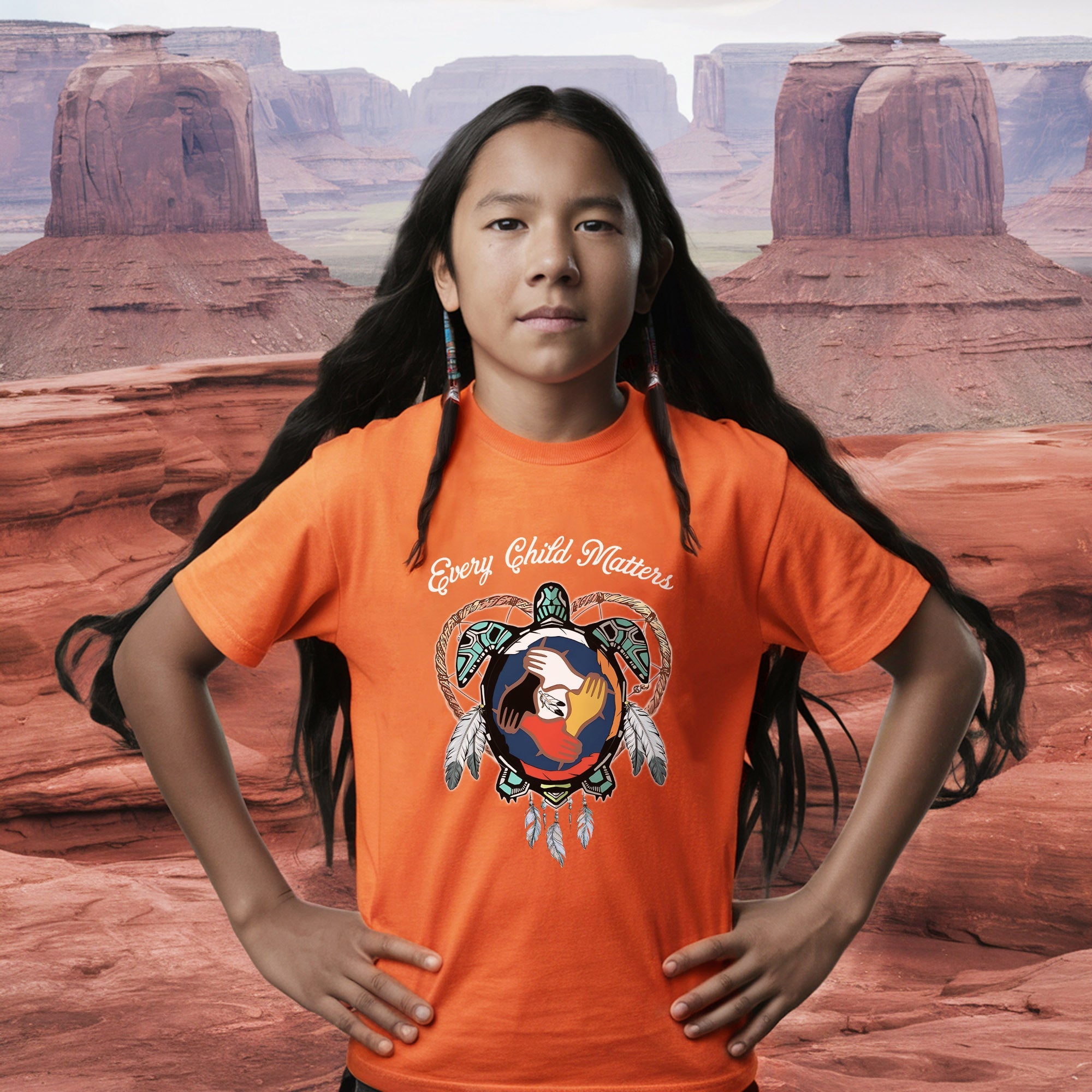 Unity for the Future of Indigenous Children Strength of the Turtle Island Unisex T-shirt/Hoodie/Sweatshirt