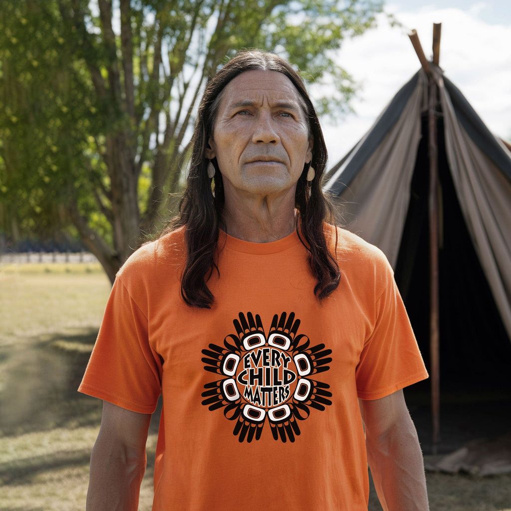 Every Child Matters Circle Hand Black For Orange Shirt Day Unisex T-shirt/Hoodie/Sweatshirt