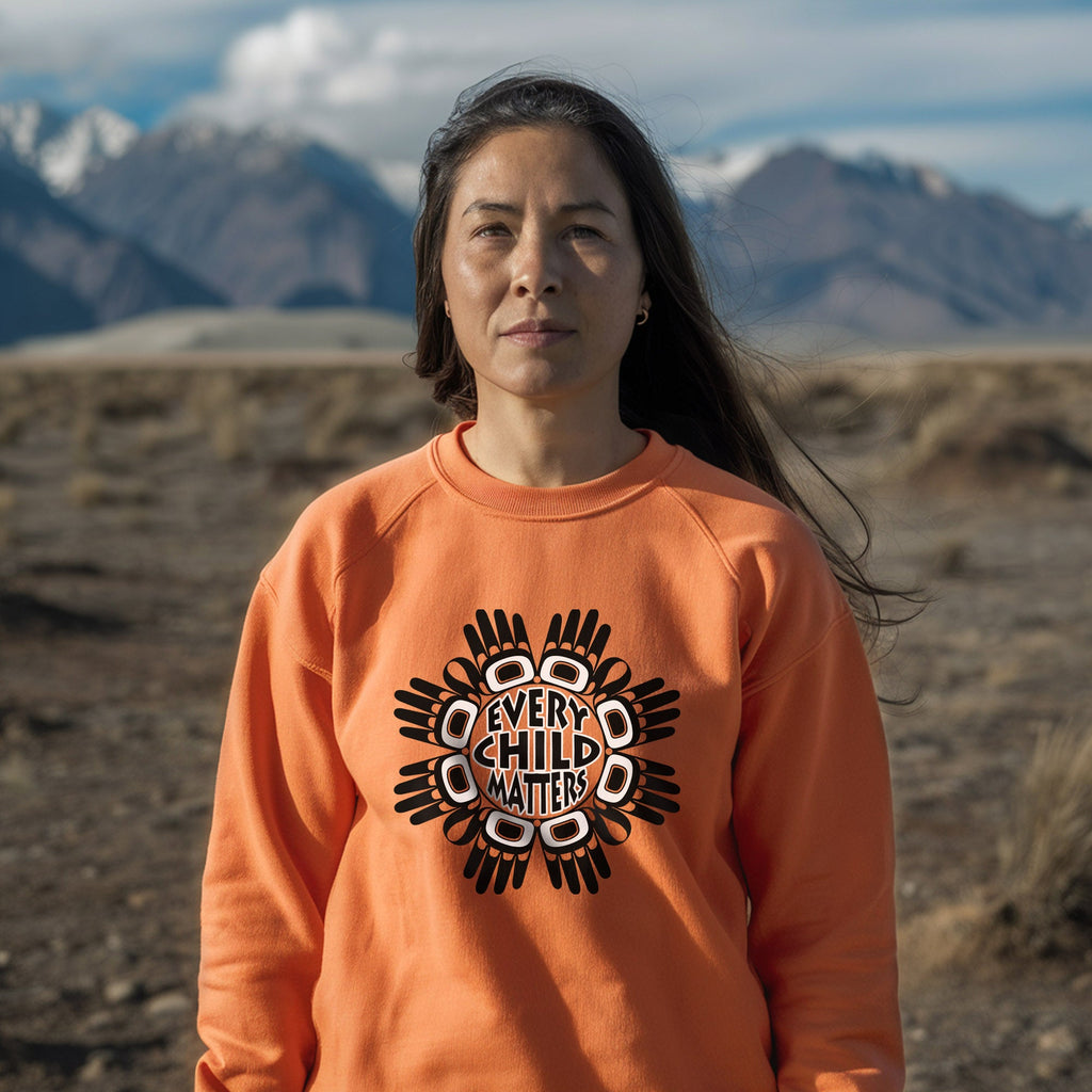 Every Child Matters Circle Hand Black For Orange Shirt Day Unisex T-shirt/Hoodie/Sweatshirt