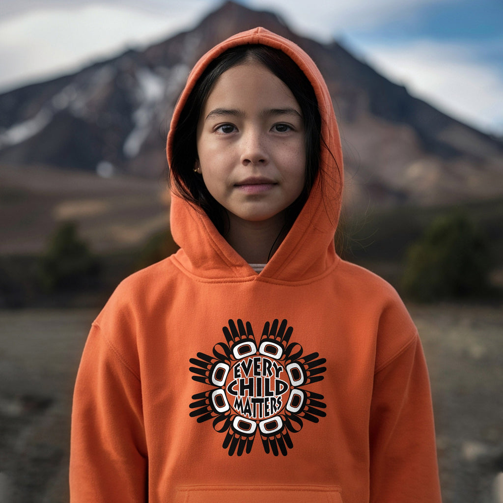 Every Child Matters Circle Hand Black For Orange Shirt Day Unisex T-shirt/Hoodie/Sweatshirt