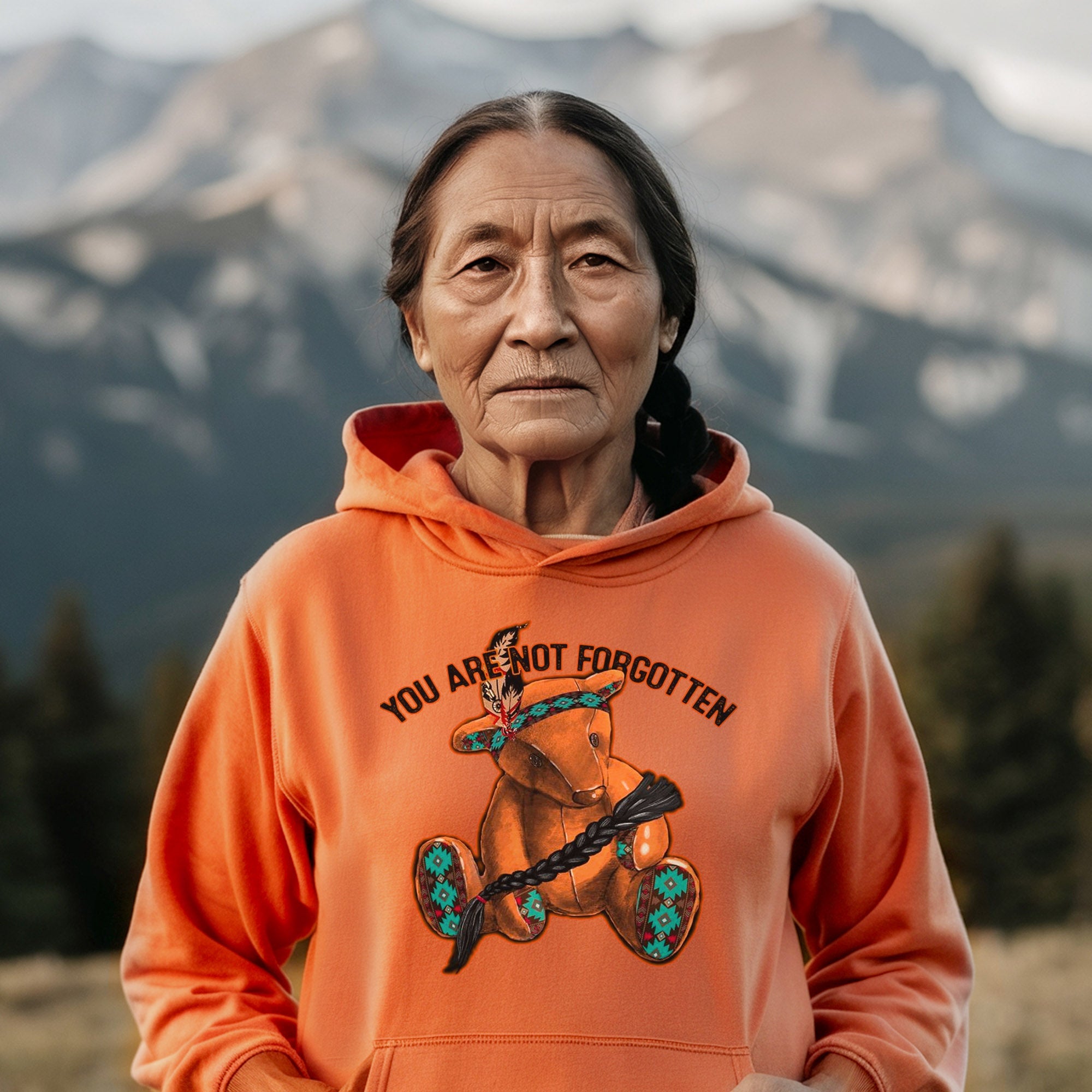 Every Child Matters You Are Not Forgotten Orange Bear For Orange Shirt Day Unisex T-shirt/Hoodie/Sweatshirt
