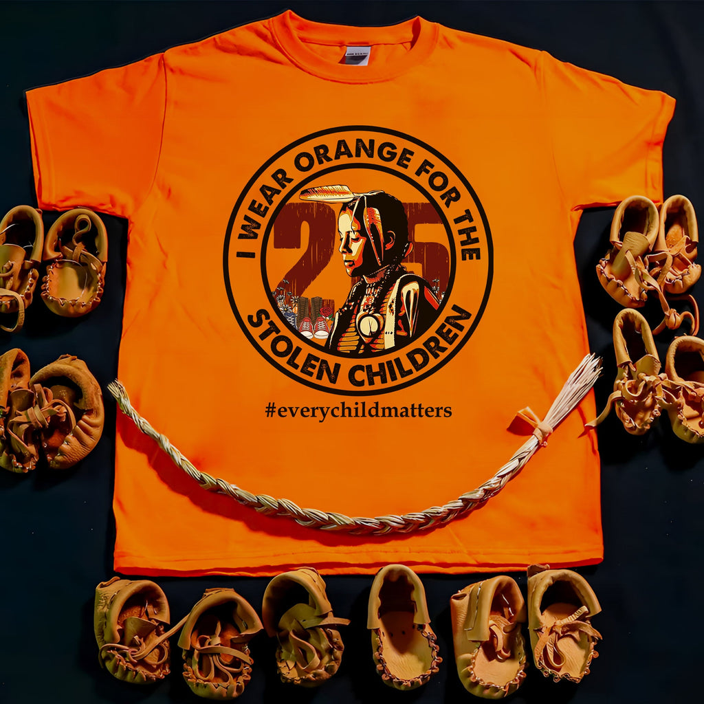 Every Child Matters I Wear Orange For The 215 Stolen Children Circle For Orange Day Unisex T-shirt/Hoodie/Sweatshirt