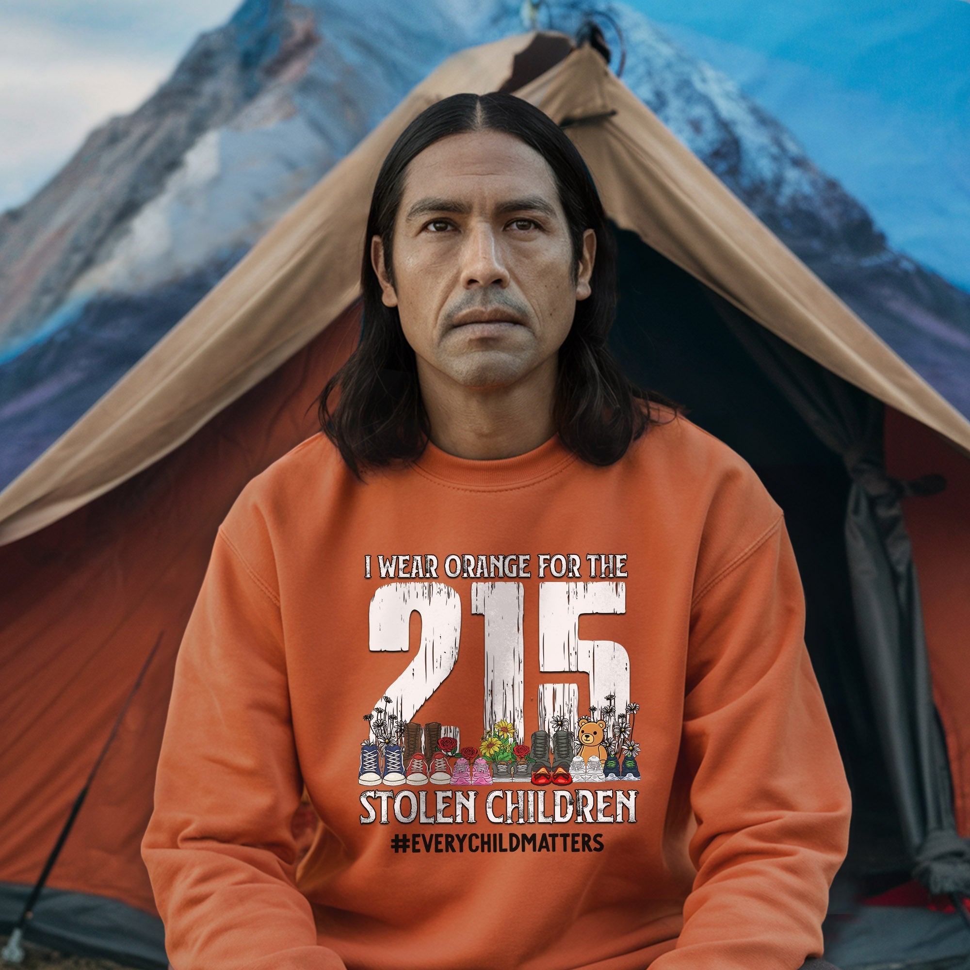 Every Child Matters I Wear Orange For The 215 Stolen Children For Orange Day Unisex T-shirt/Hoodie/Sweatshirt