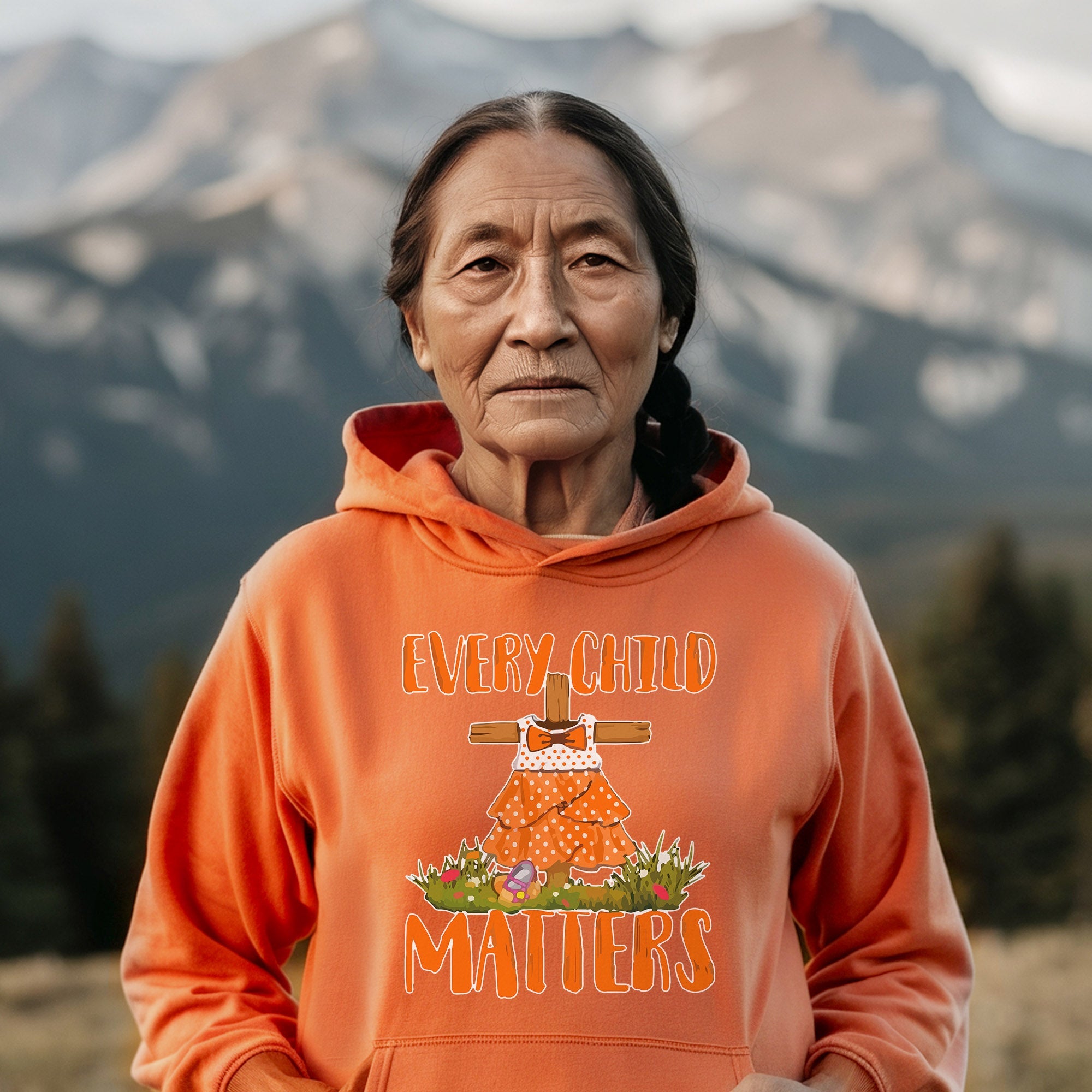Every Child Matters Pine Tree Orange For Orange Day Unisex T-shirt/Hoodie/Sweatshirt